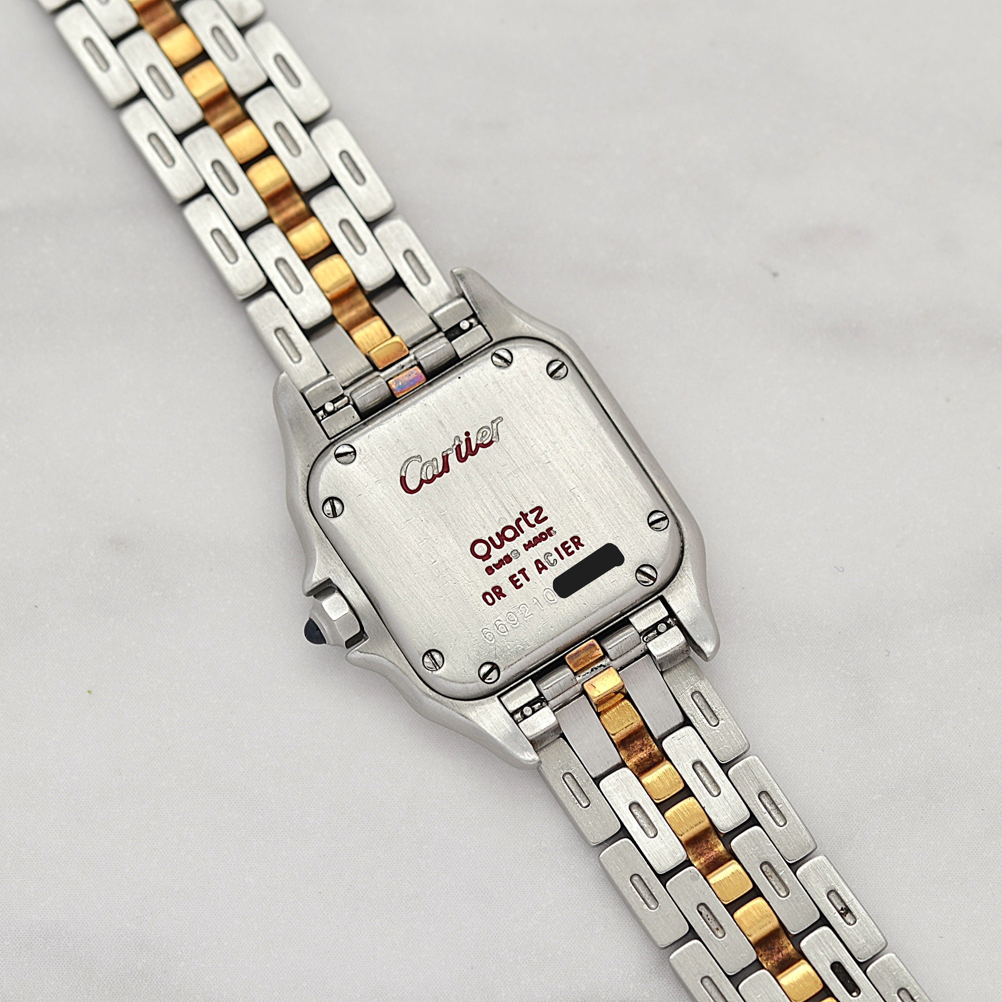 【Cartier】カルティエ パンテールSM 1ロウ 18KYG×SS