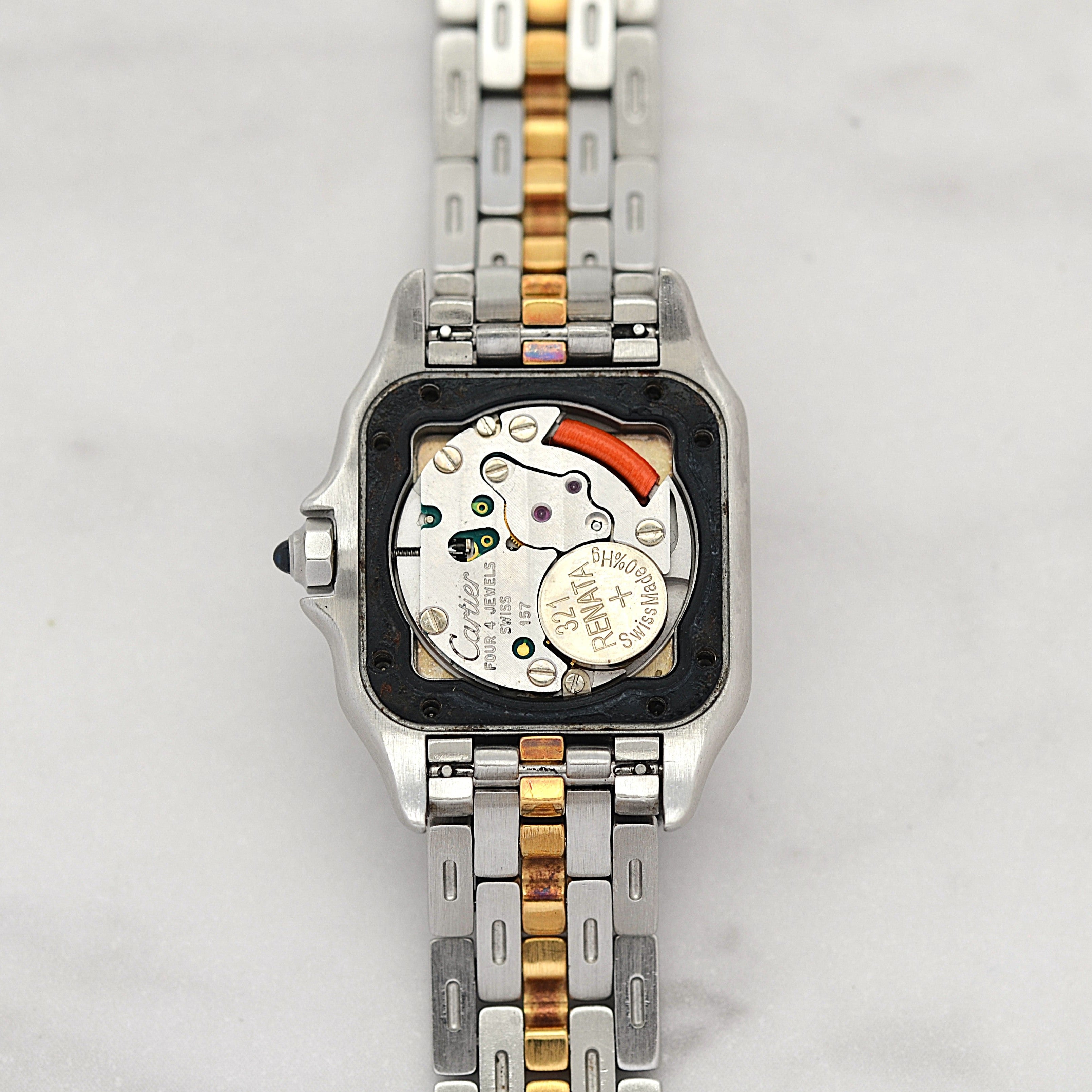 【Cartier】カルティエ パンテールSM 1ロウ 18KYG×SS