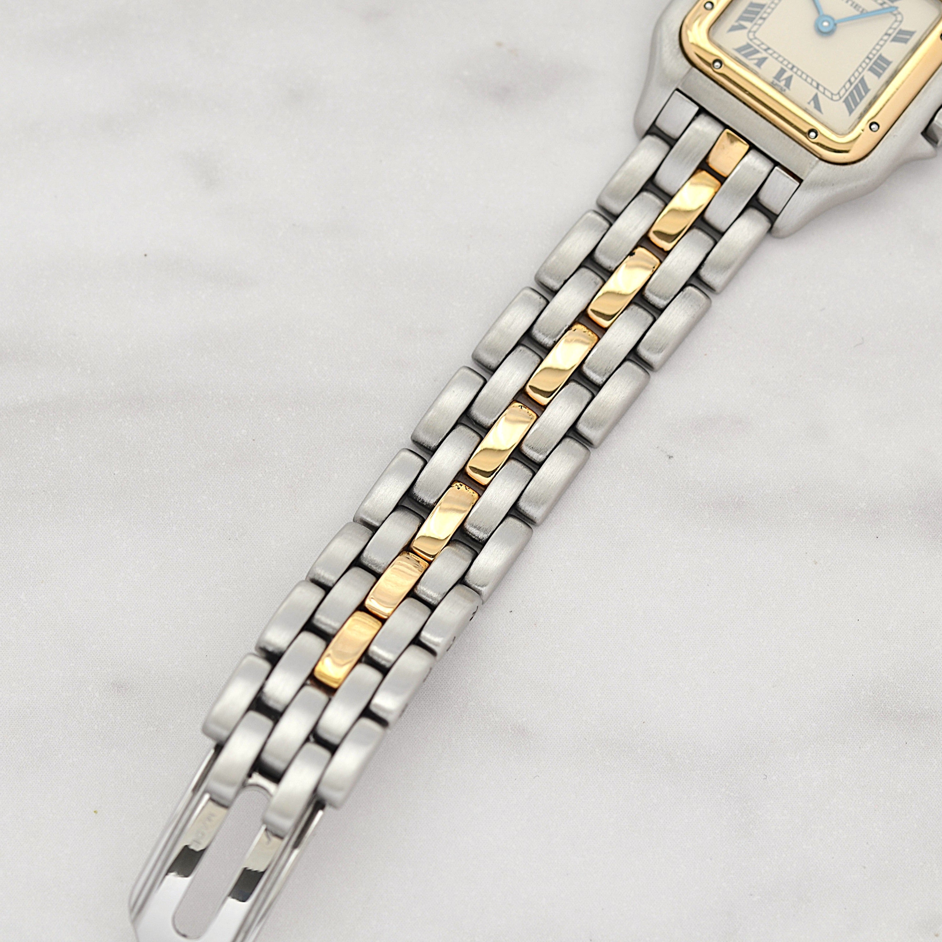 【Cartier】カルティエ パンテールSM 1ロウ 18KYG×SS