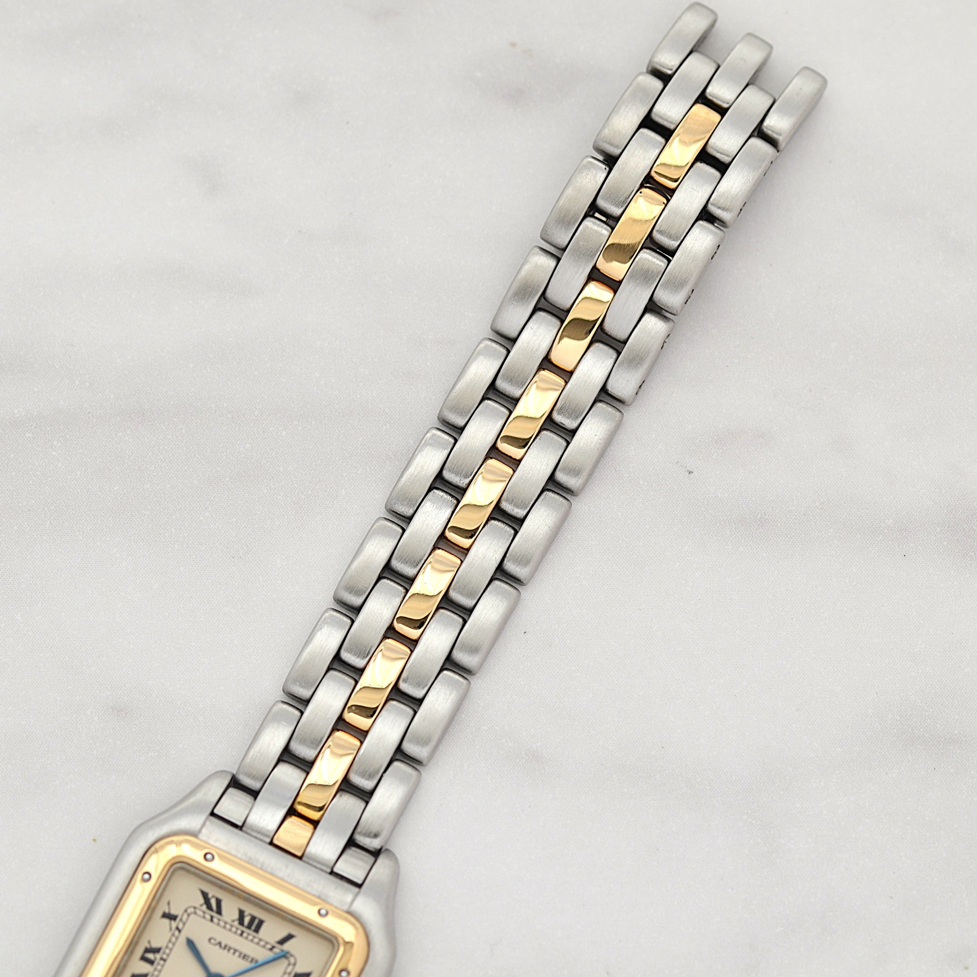 【Cartier】カルティエ パンテールSM 1ロウ 18KYG×SS