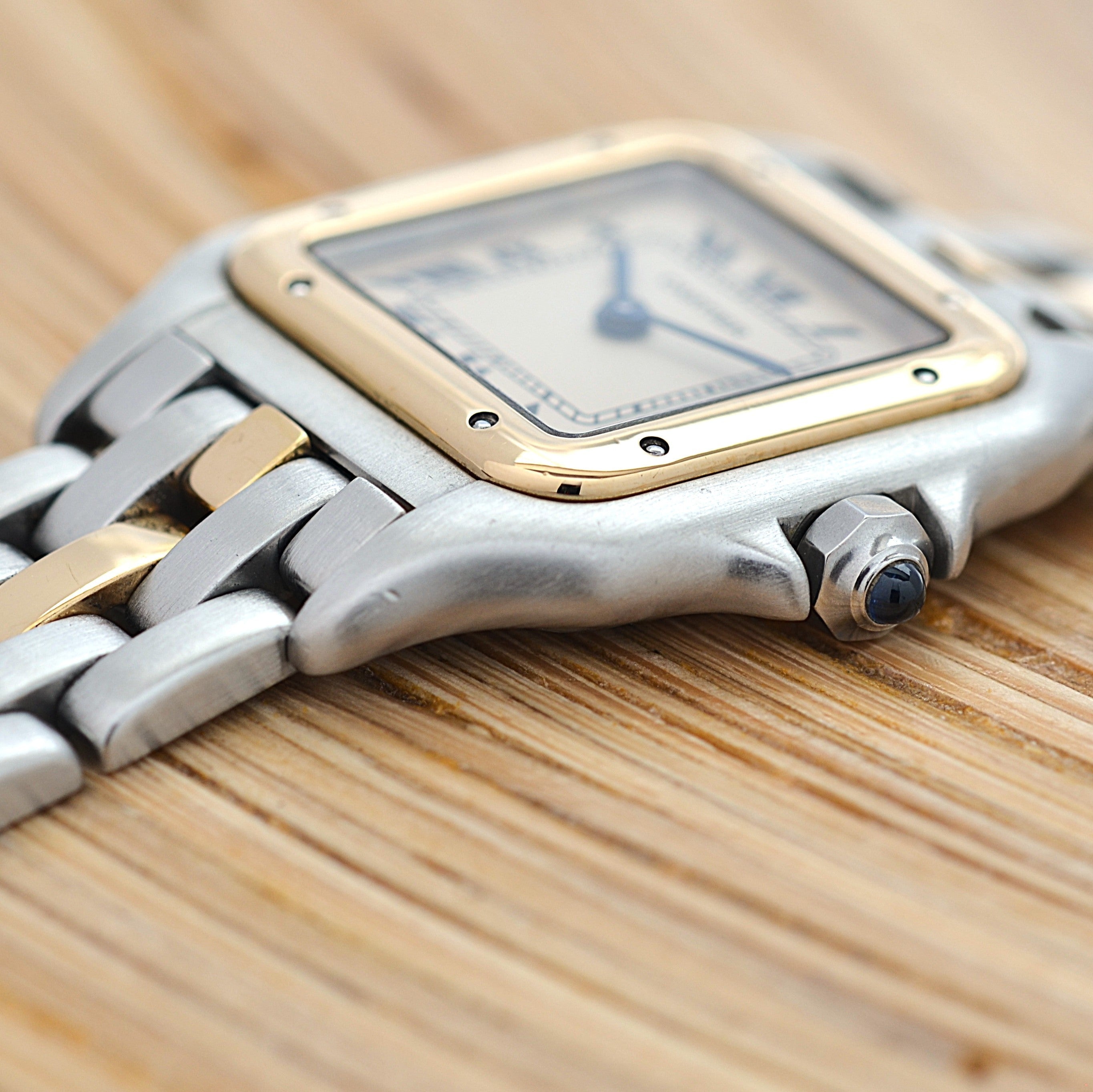 【Cartier】カルティエ パンテールSM 1ロウ 18KYG×SS