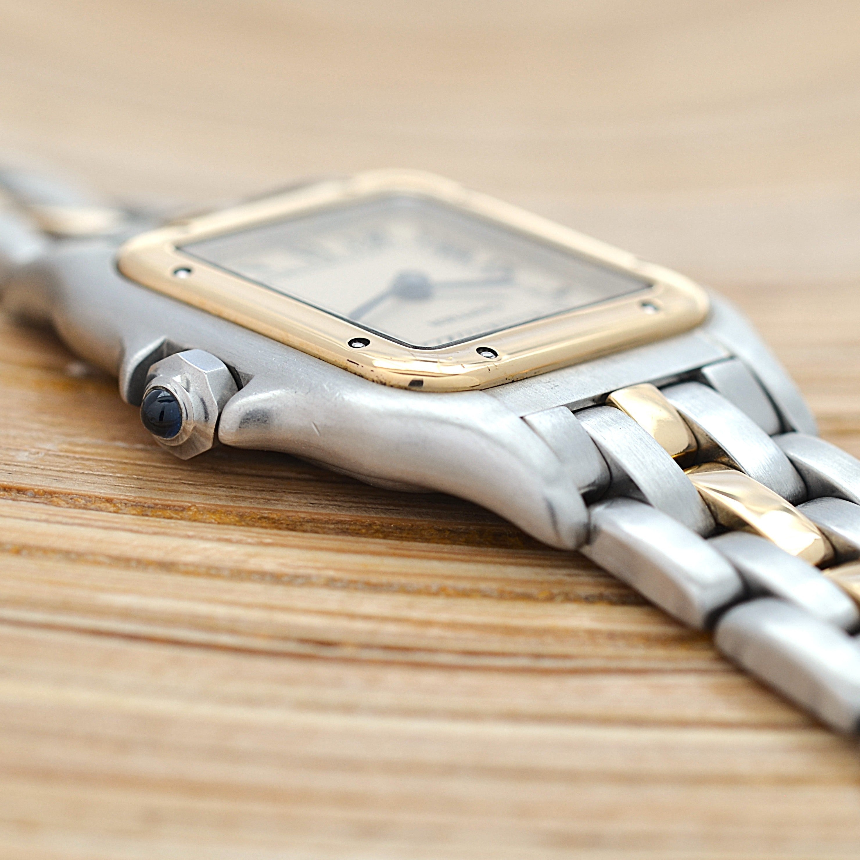 【Cartier】カルティエ パンテールSM 1ロウ 18KYG×SS