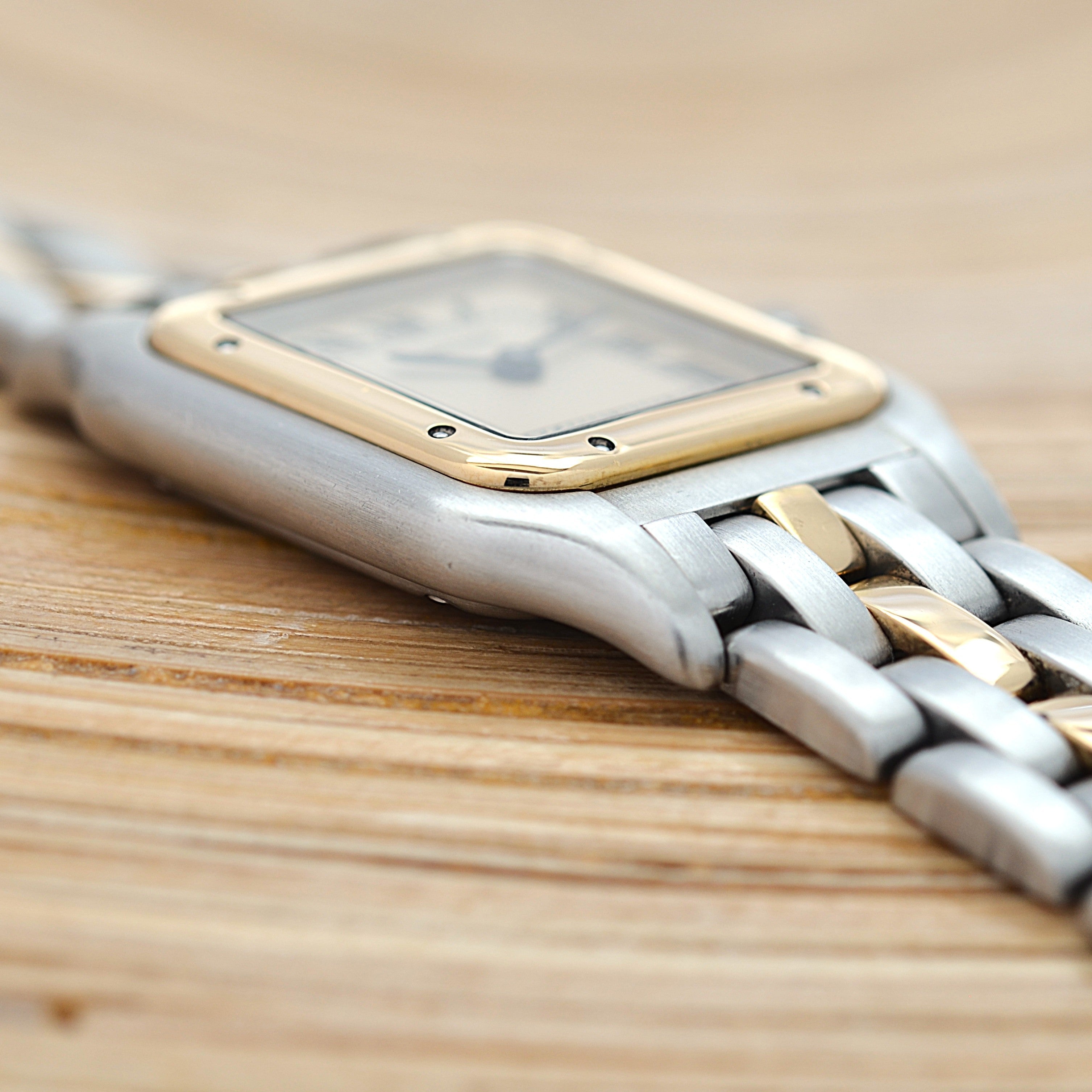 【Cartier】カルティエ パンテールSM 1ロウ 18KYG×SS