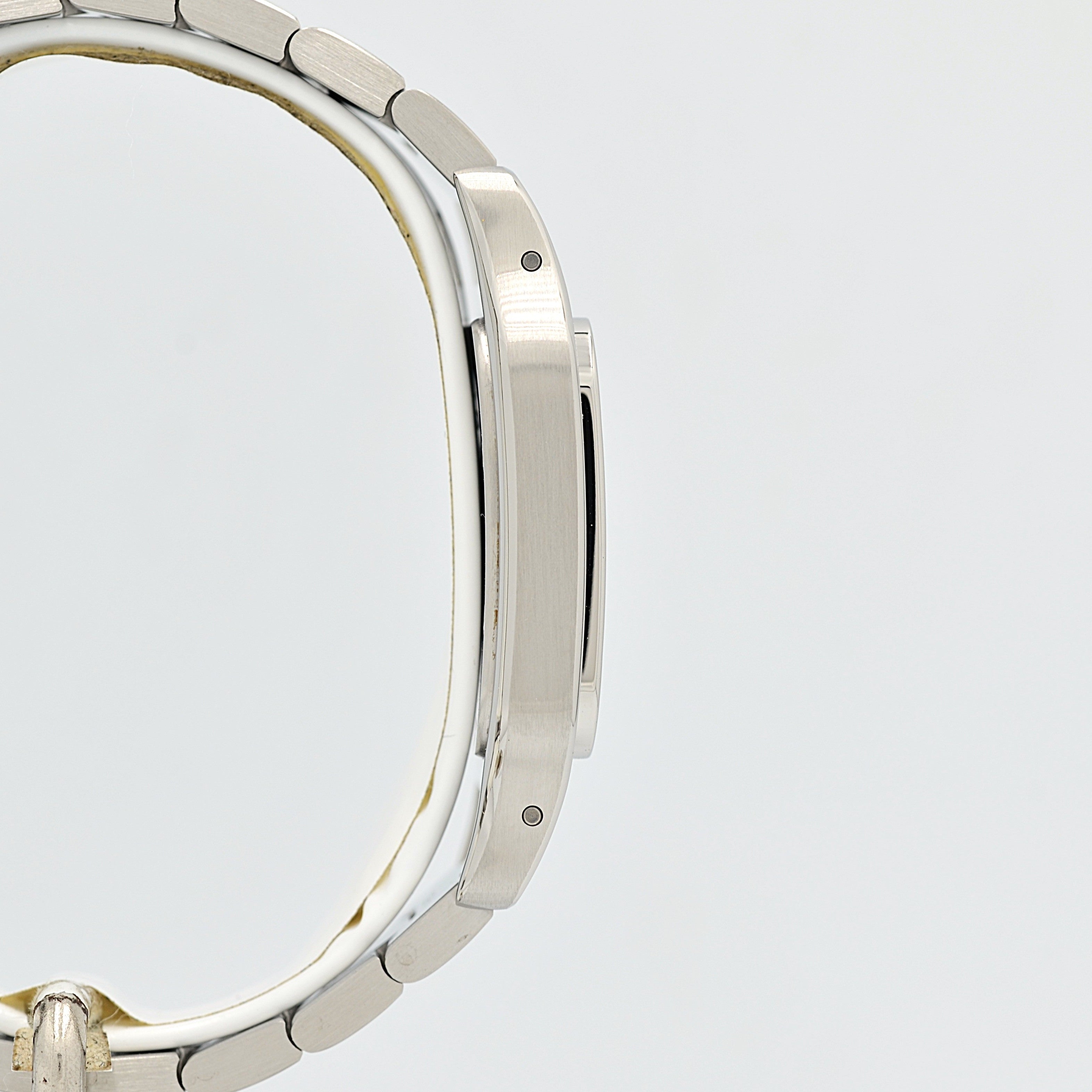 【Cartier】カルティエ サントスガルベLM ブルーローマ カルティエコンプリートサービス済み