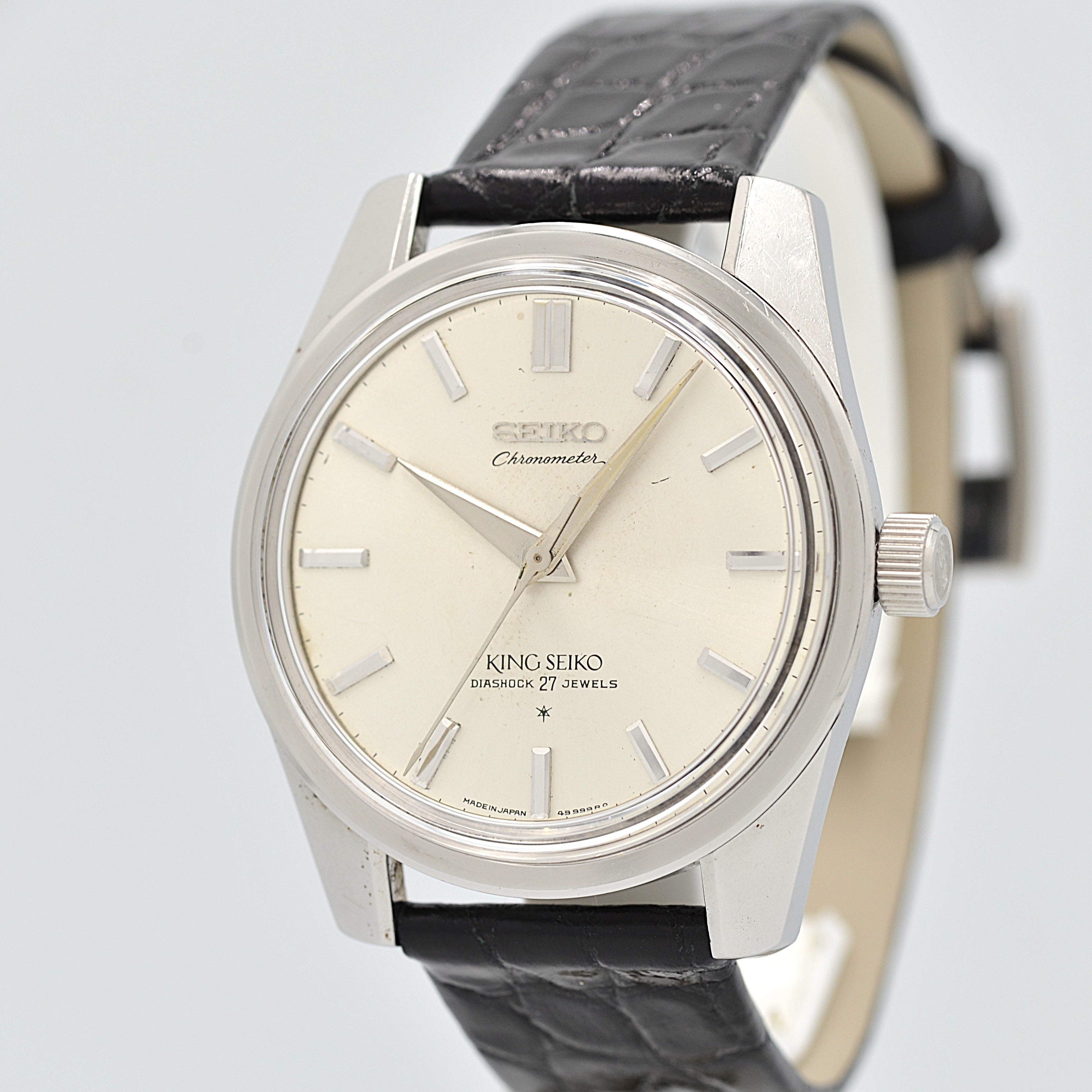 【SEIKO】セイコー キングセイコーセカンド クロノメーター前期型 純正尾錠付き