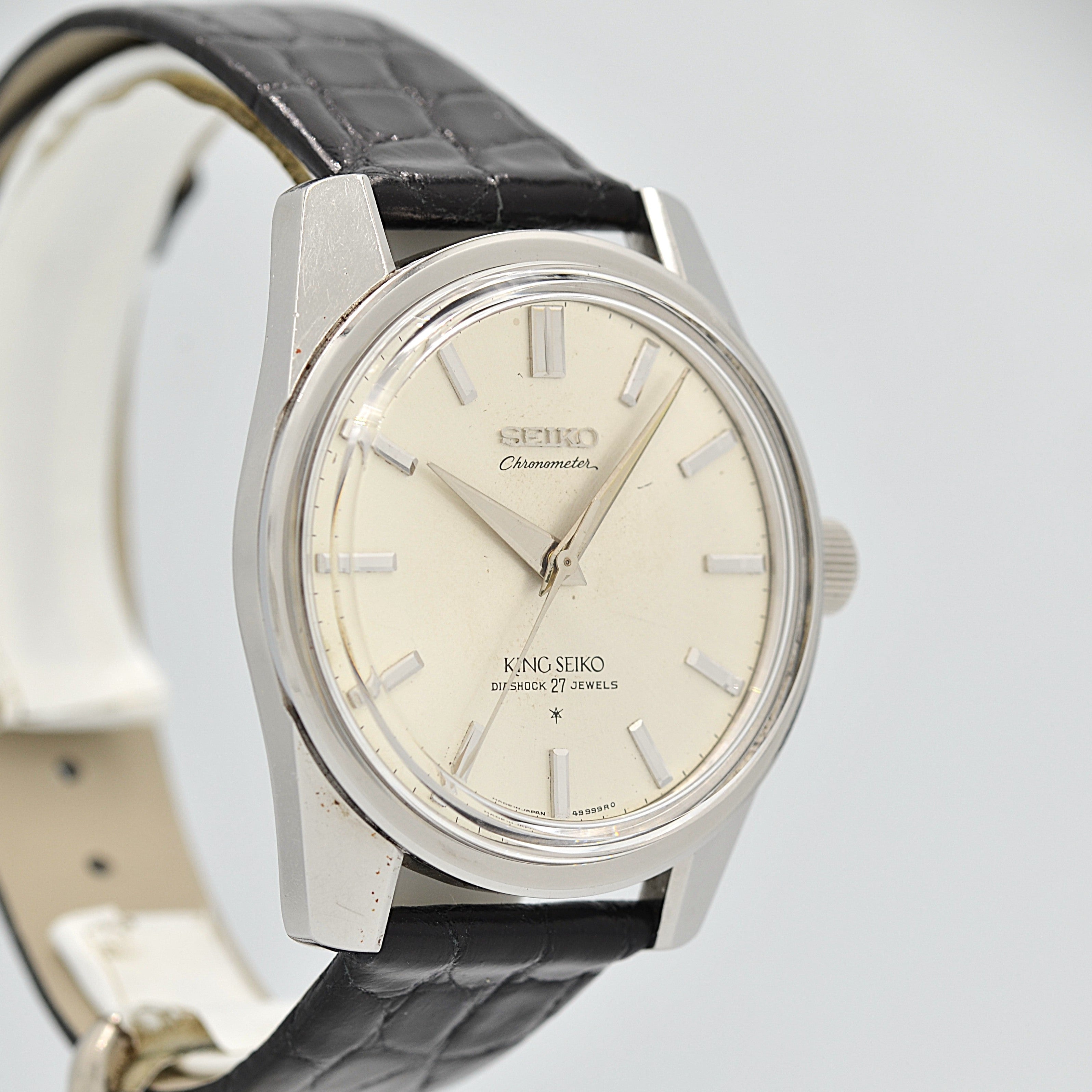 【SEIKO】セイコー キングセイコーセカンド クロノメーター前期型 純正尾錠付き