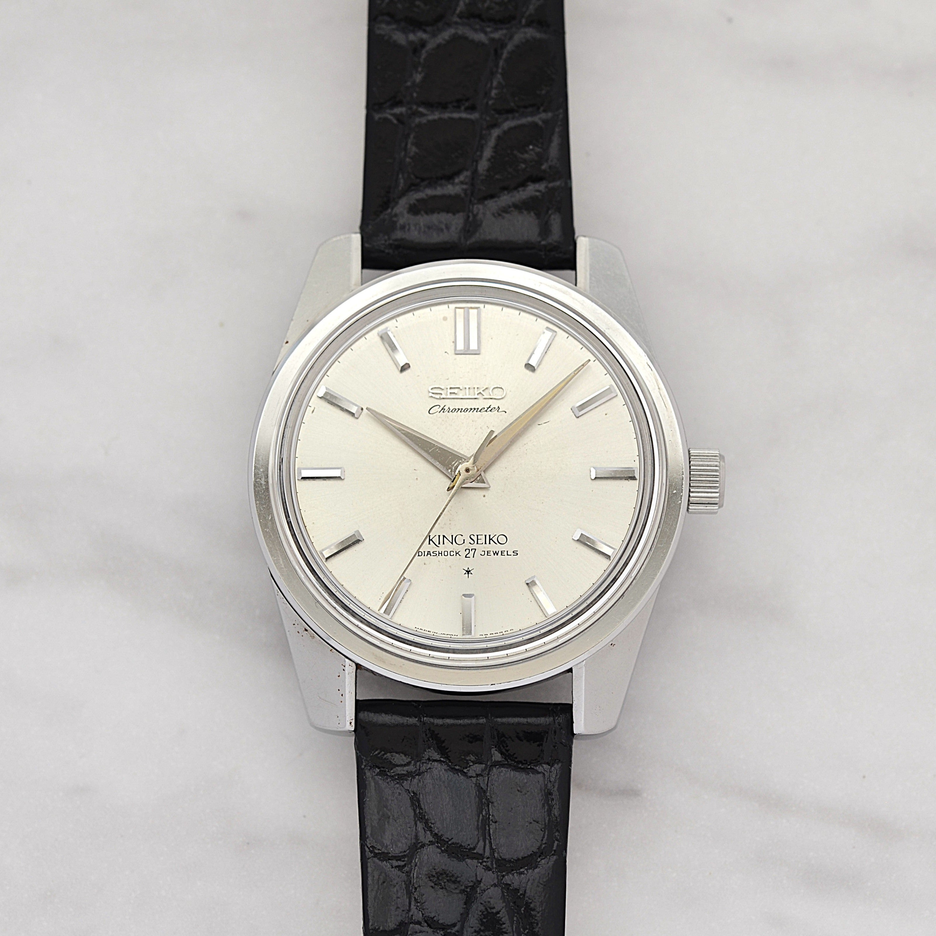 【SEIKO】セイコー キングセイコーセカンド クロノメーター前期型 純正尾錠付き