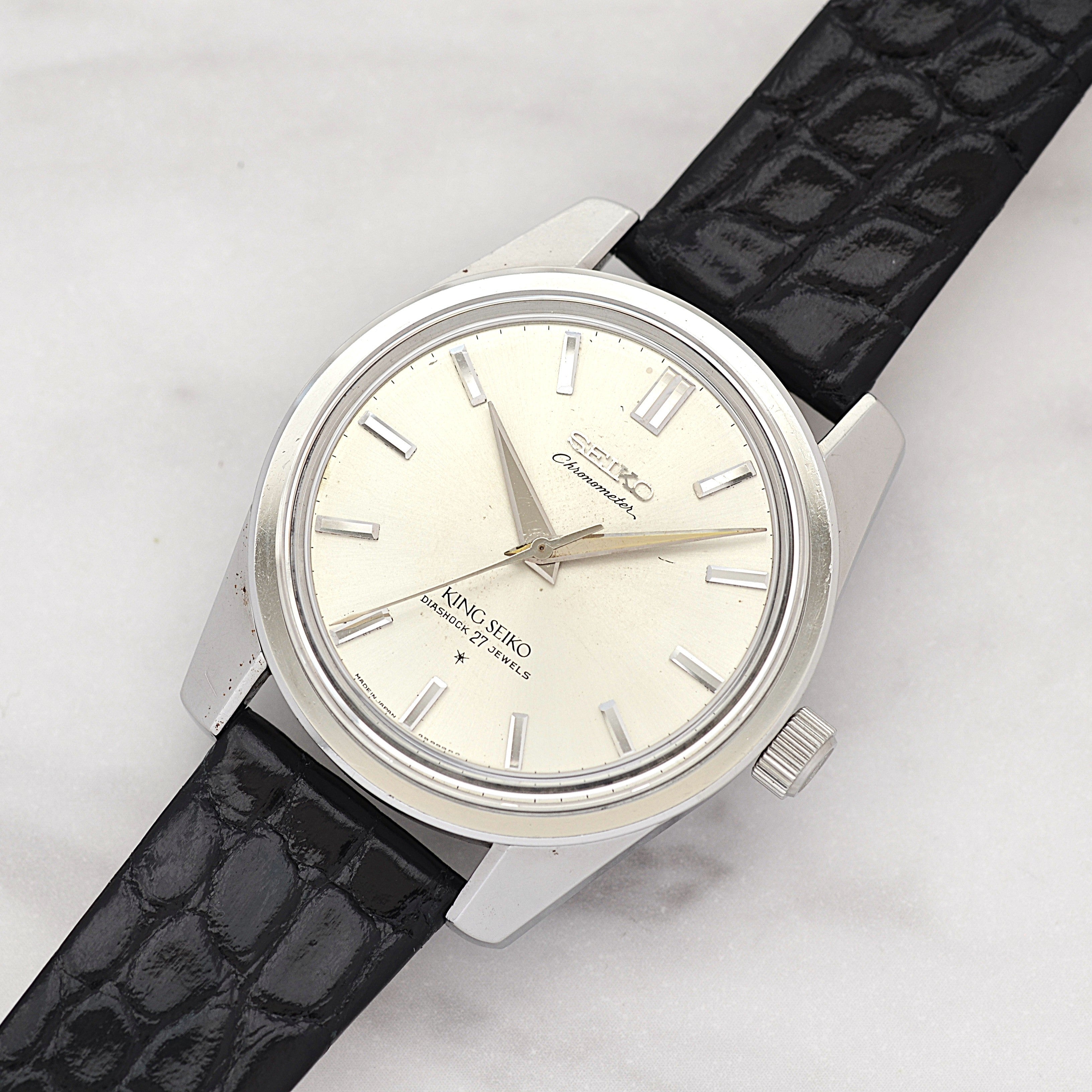 【SEIKO】セイコー キングセイコーセカンド クロノメーター前期型 純正尾錠付き