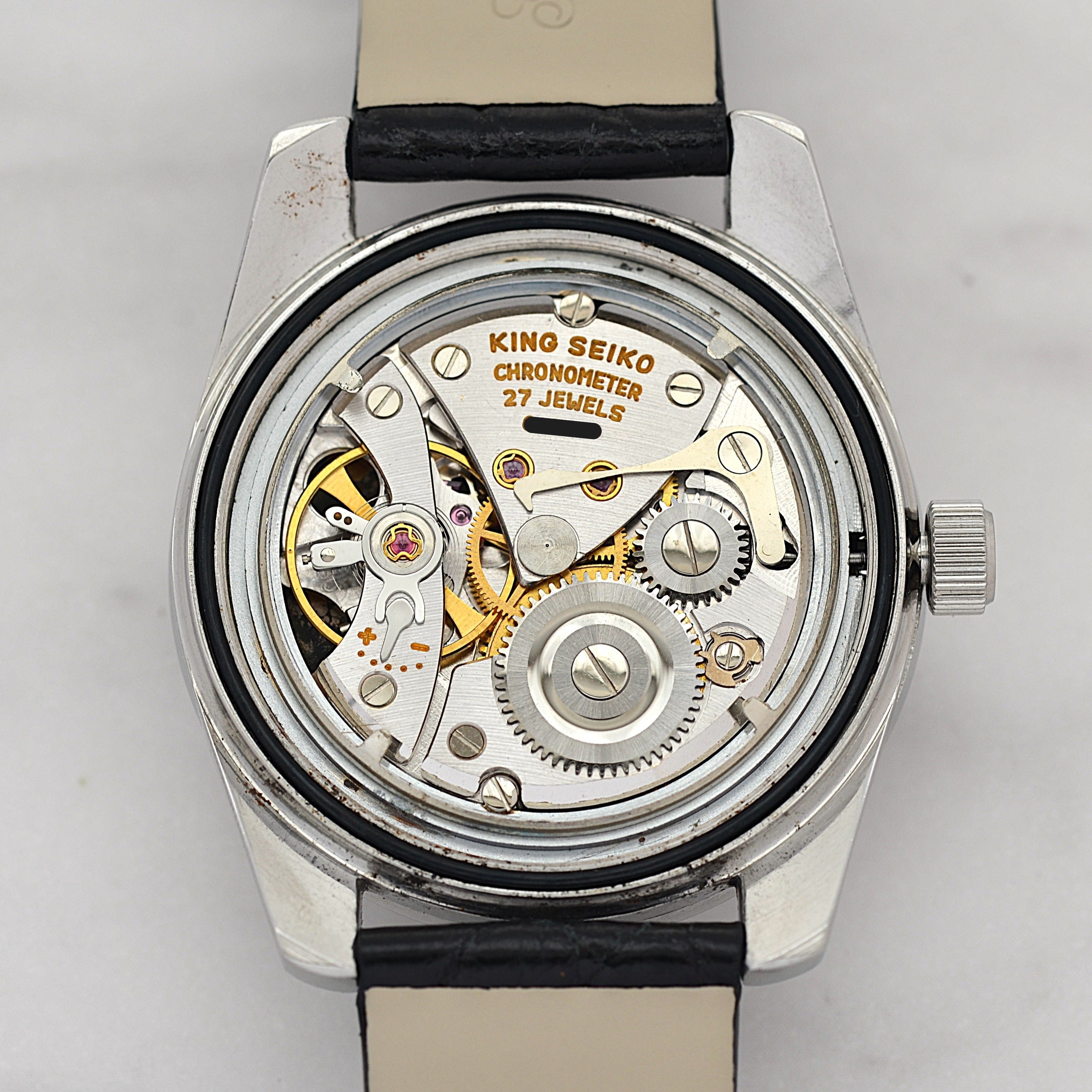 【SEIKO】セイコー キングセイコーセカンド クロノメーター前期型 純正尾錠付き