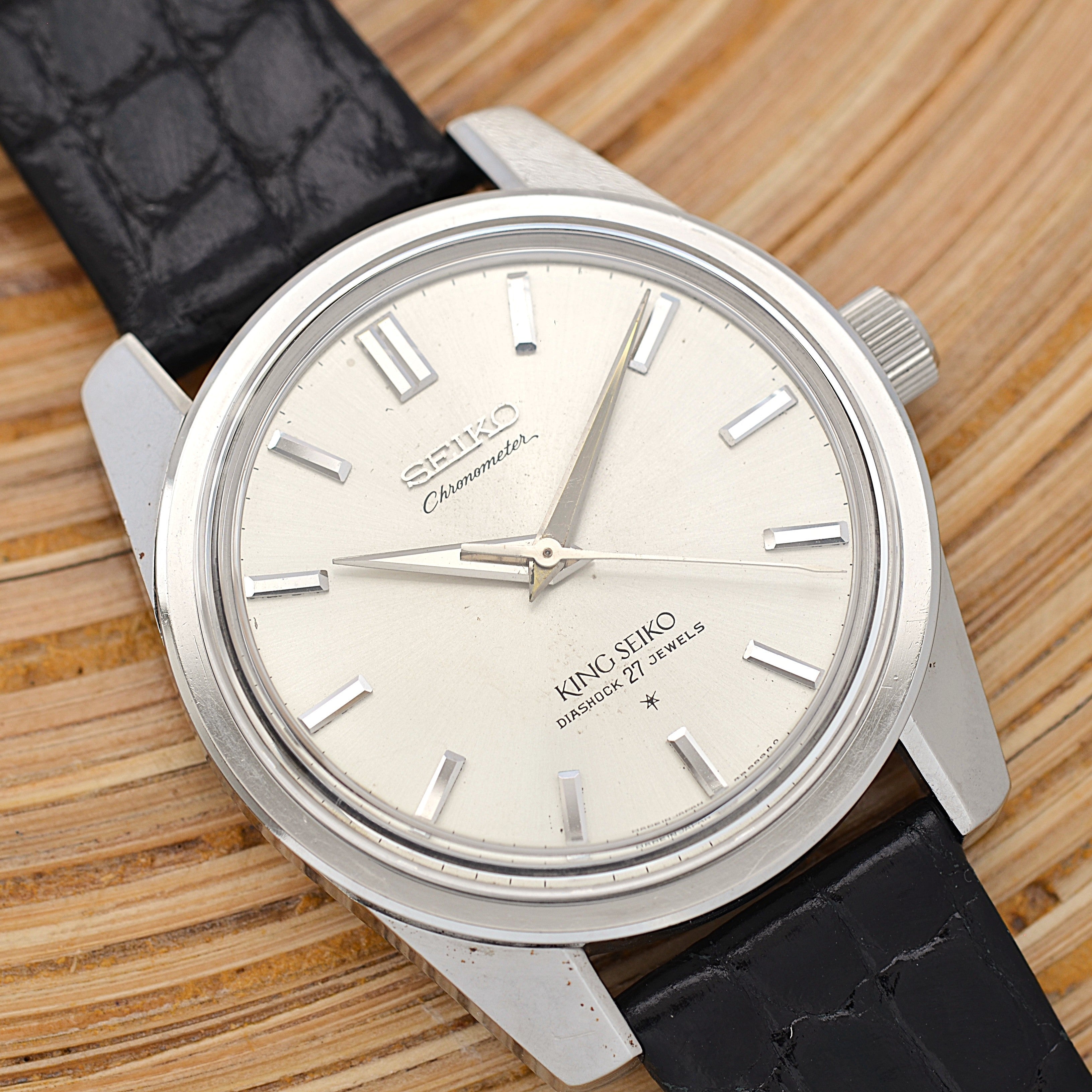 【SEIKO】セイコー キングセイコーセカンド クロノメーター前期型 純正尾錠付き