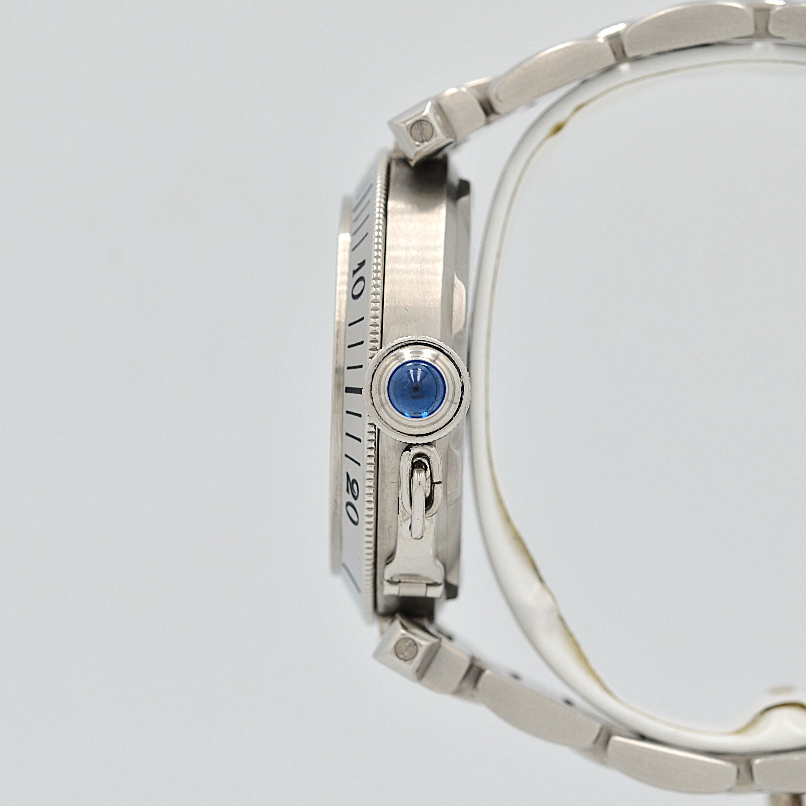 [Cartier] Cartier Pasha C35 Plonger White 12, 3, 6, 9