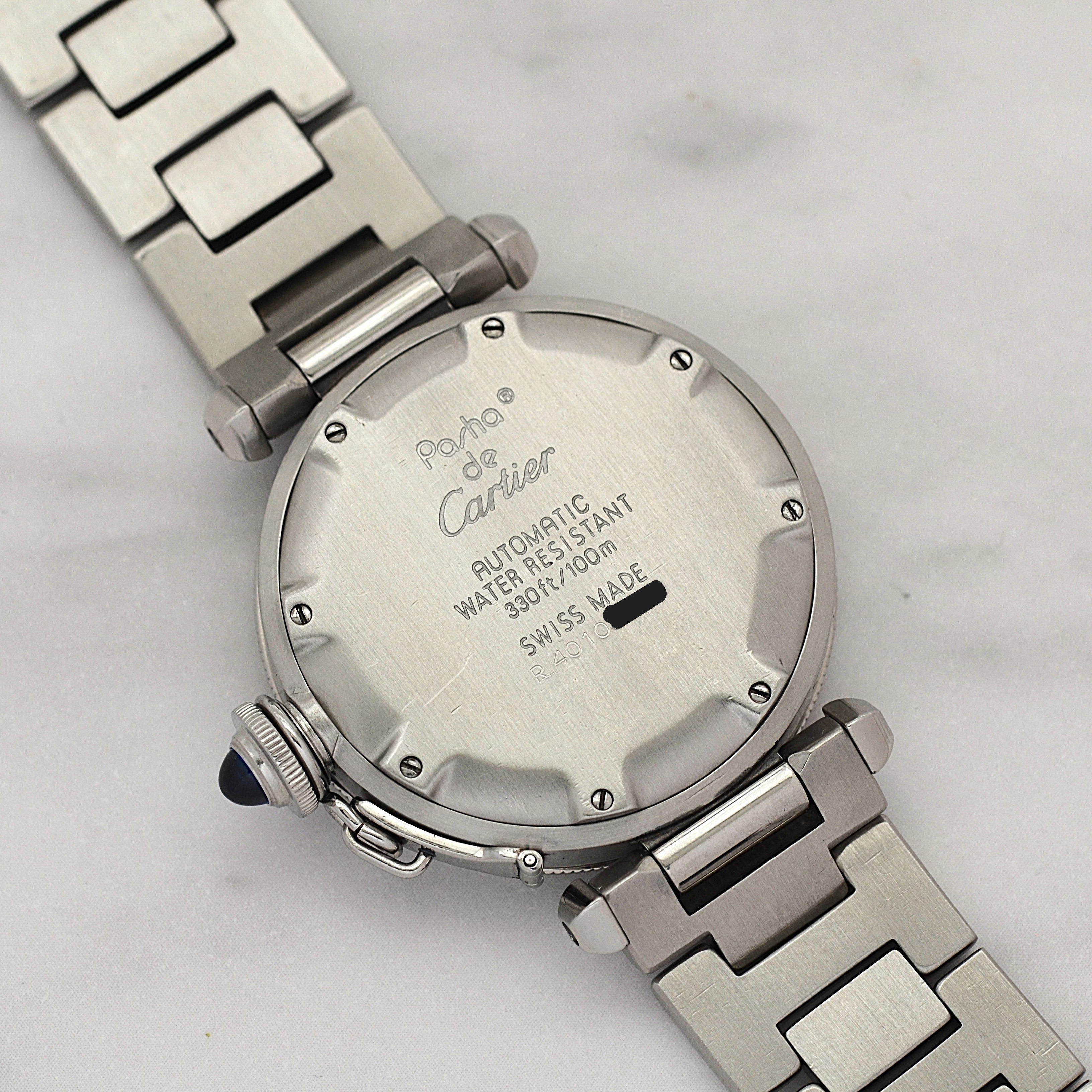 [Cartier] Cartier Pasha C35 Plonger White 12, 3, 6, 9