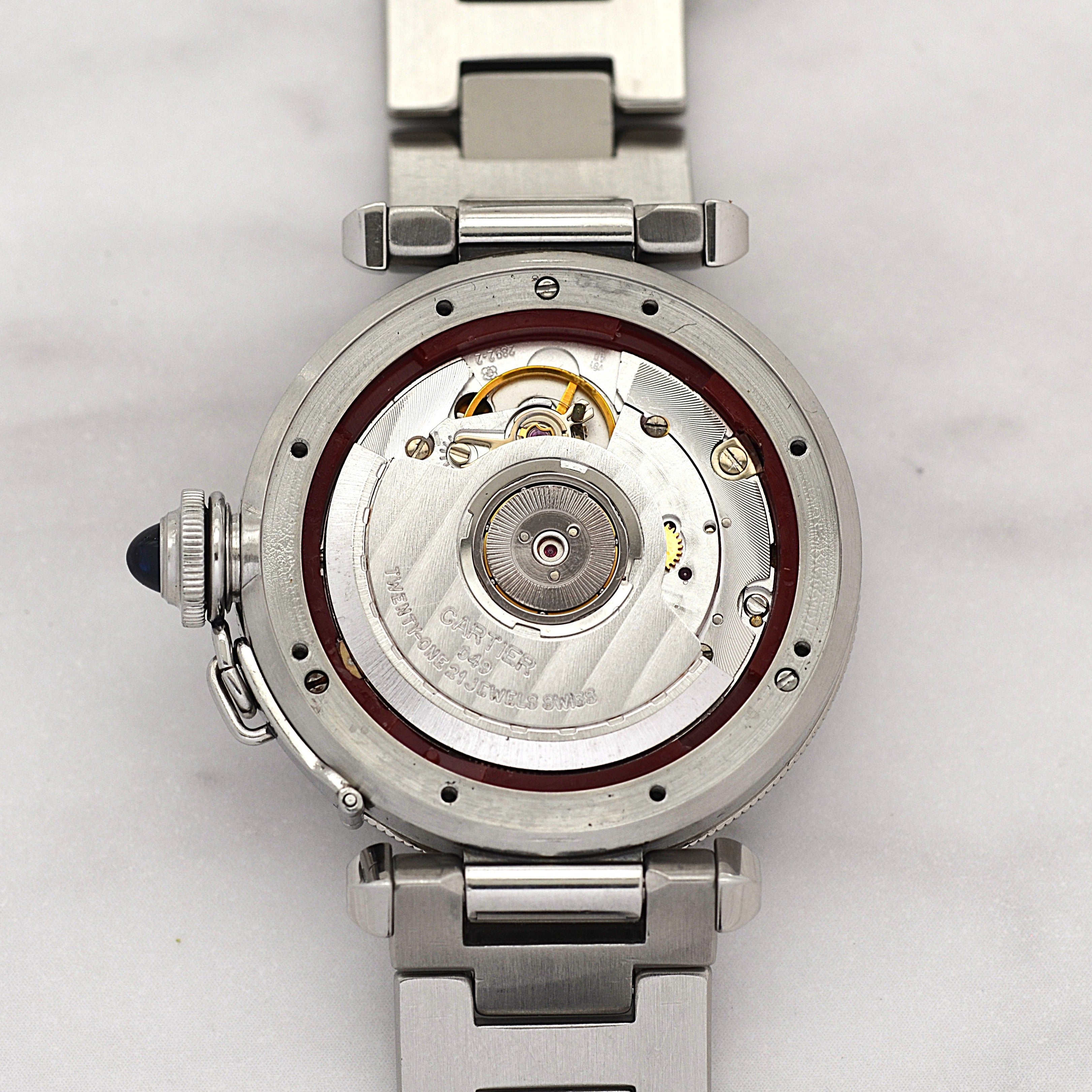 [Cartier] Cartier Pasha C35 Plonger White 12, 3, 6, 9