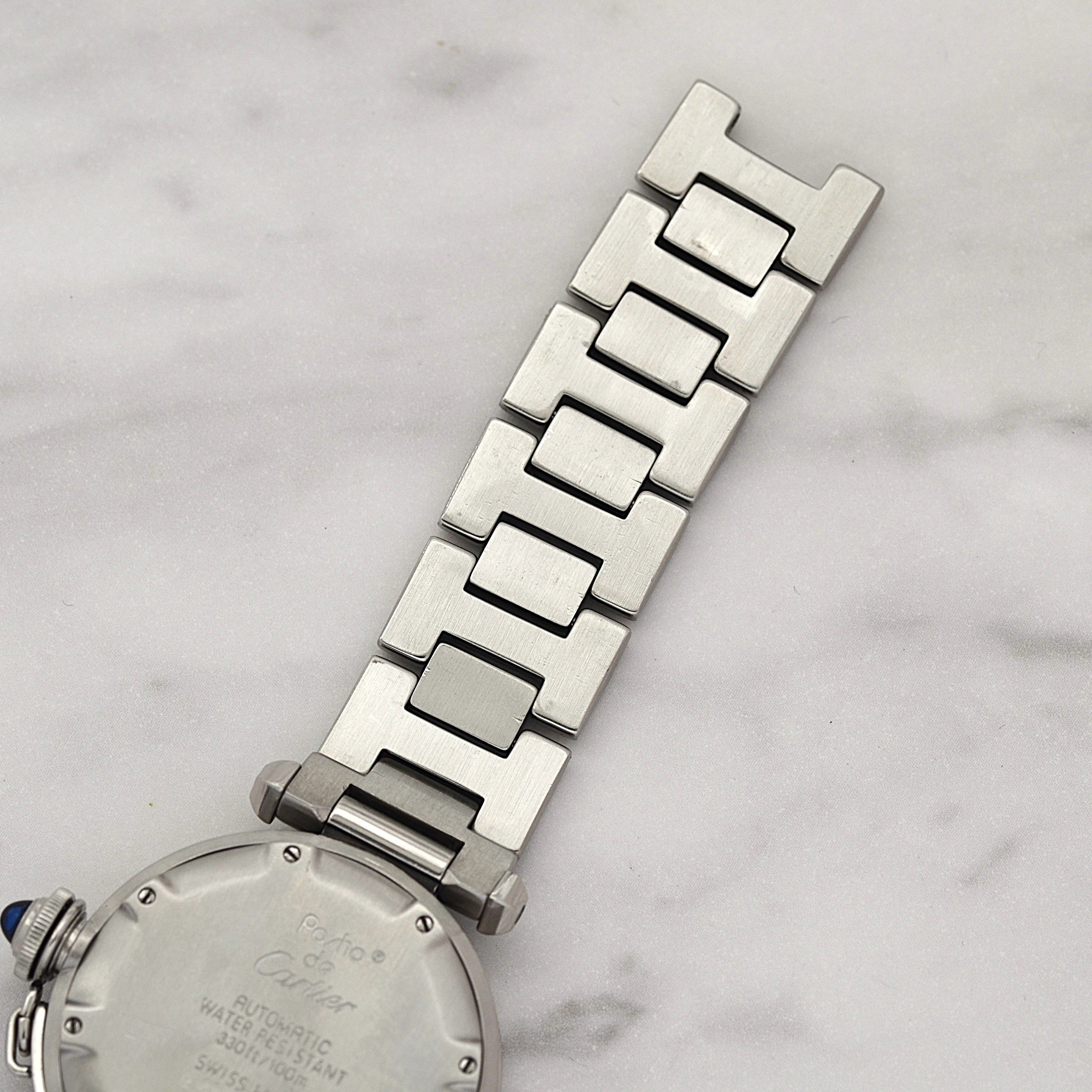 [Cartier] Cartier Pasha C35 Plonger White 12, 3, 6, 9