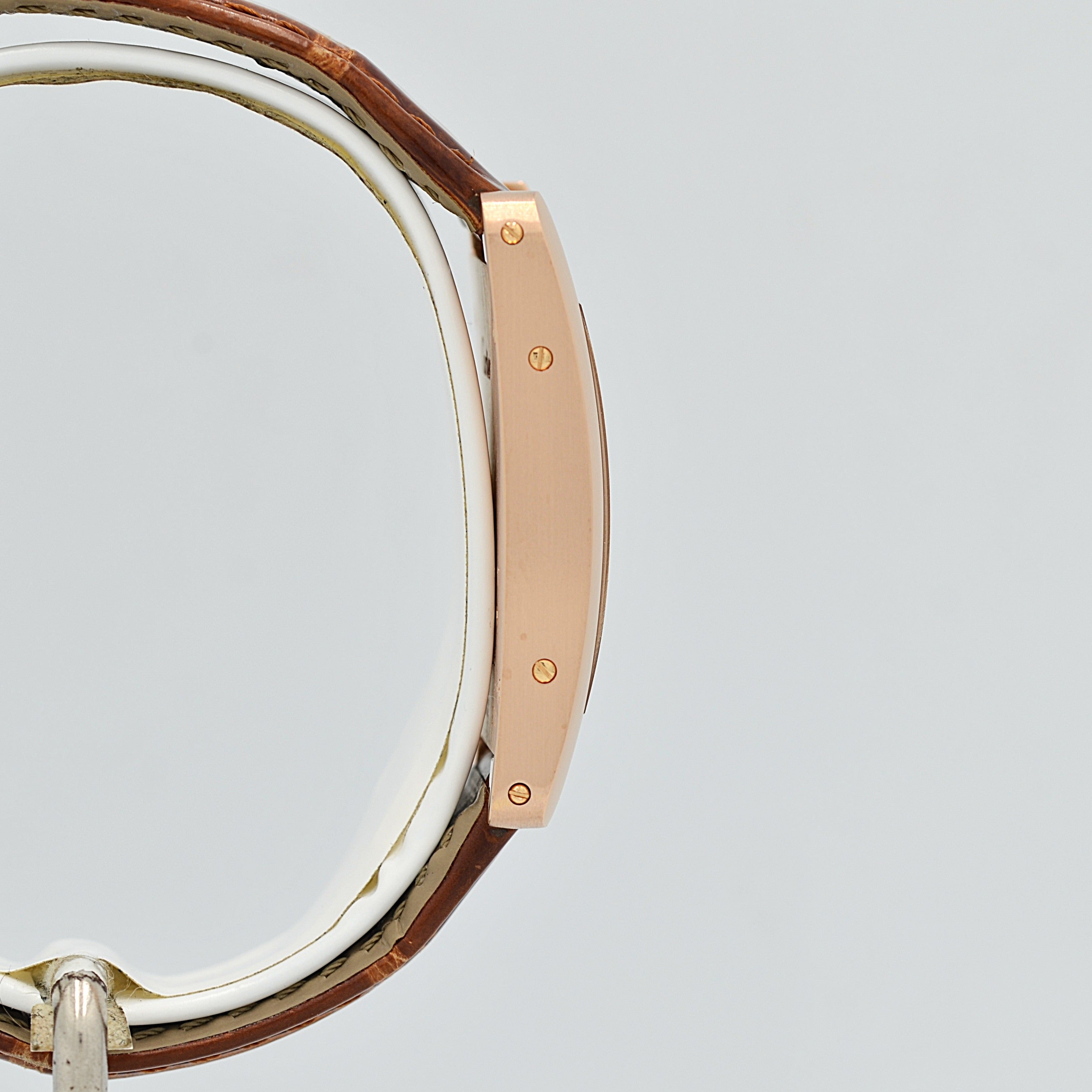 【Cartier】カルティエ タンクアメリカンSM 18KPG 付属品完備 カルティエコンプリートサービス済み