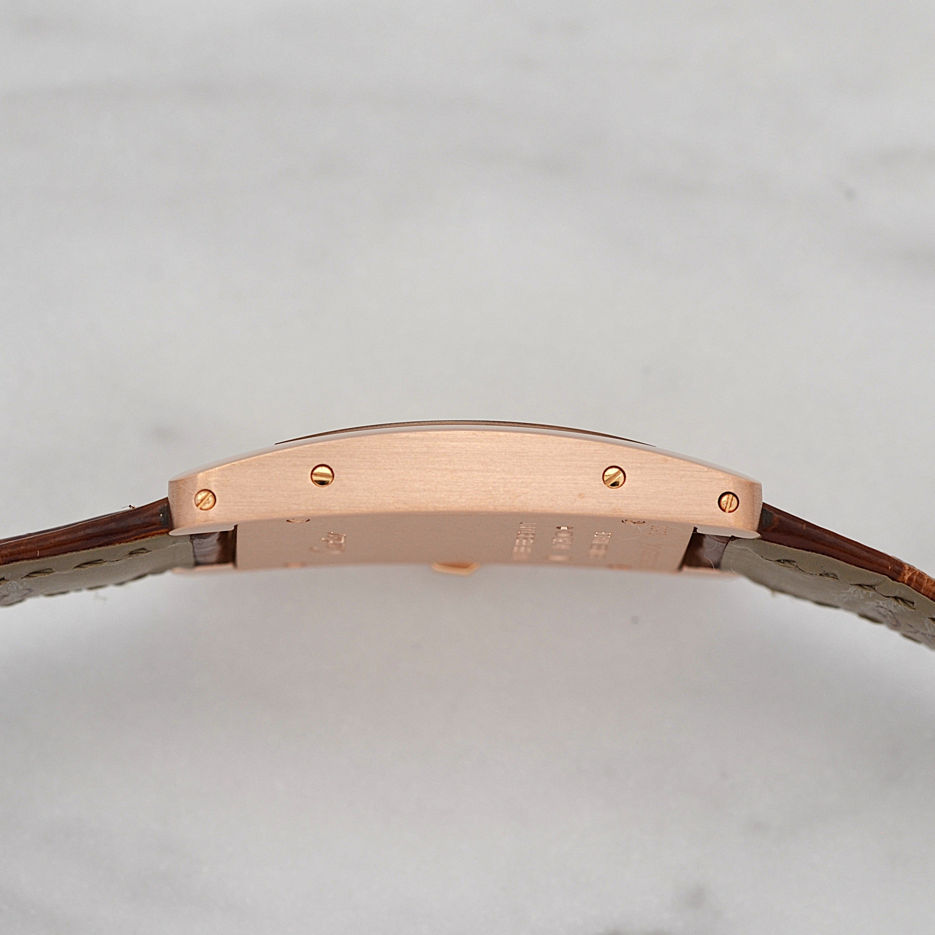 【Cartier】カルティエ タンクアメリカンSM 18KPG 付属品完備 カルティエコンプリートサービス済み