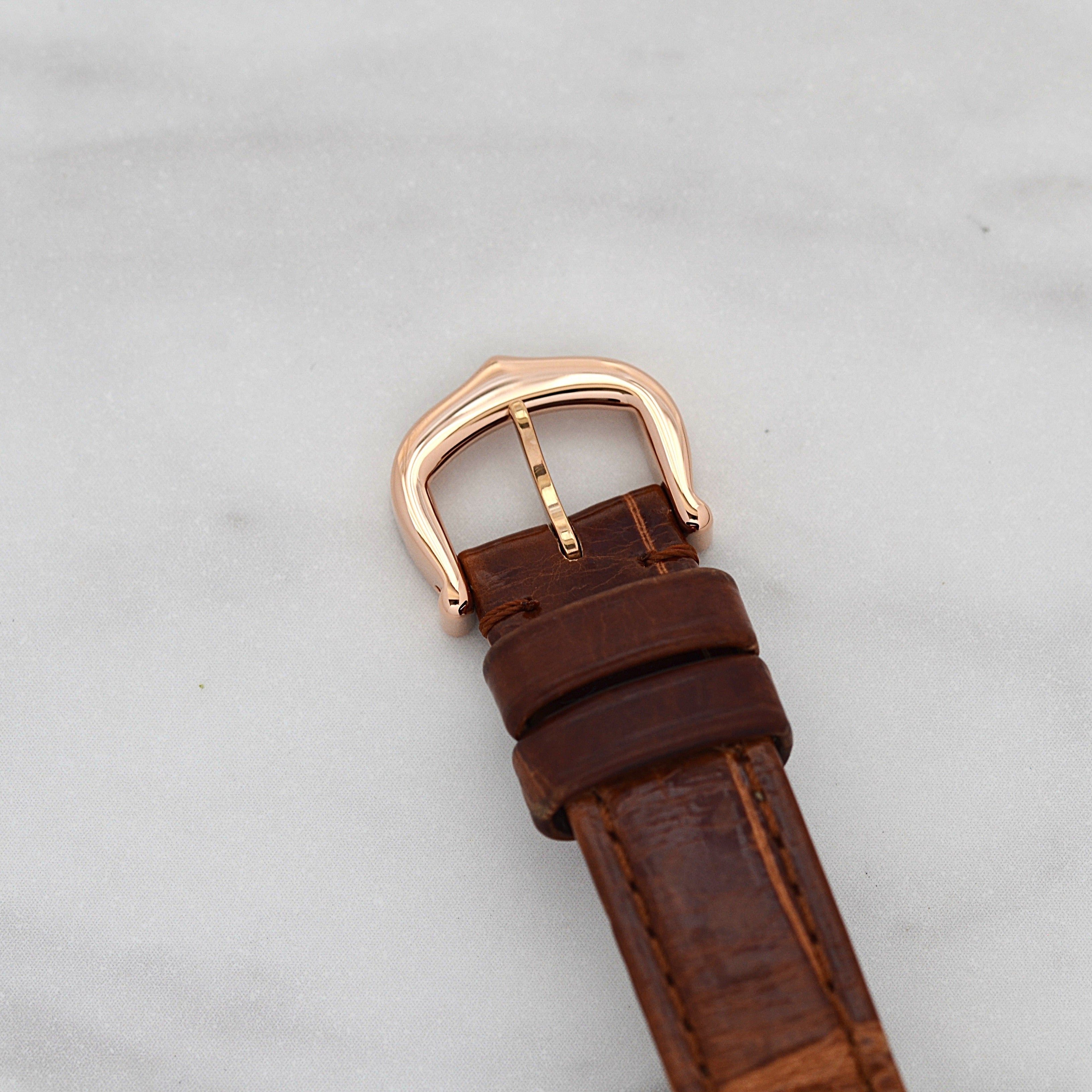 【Cartier】カルティエ タンクアメリカンSM 18KPG 付属品完備 カルティエコンプリートサービス済み