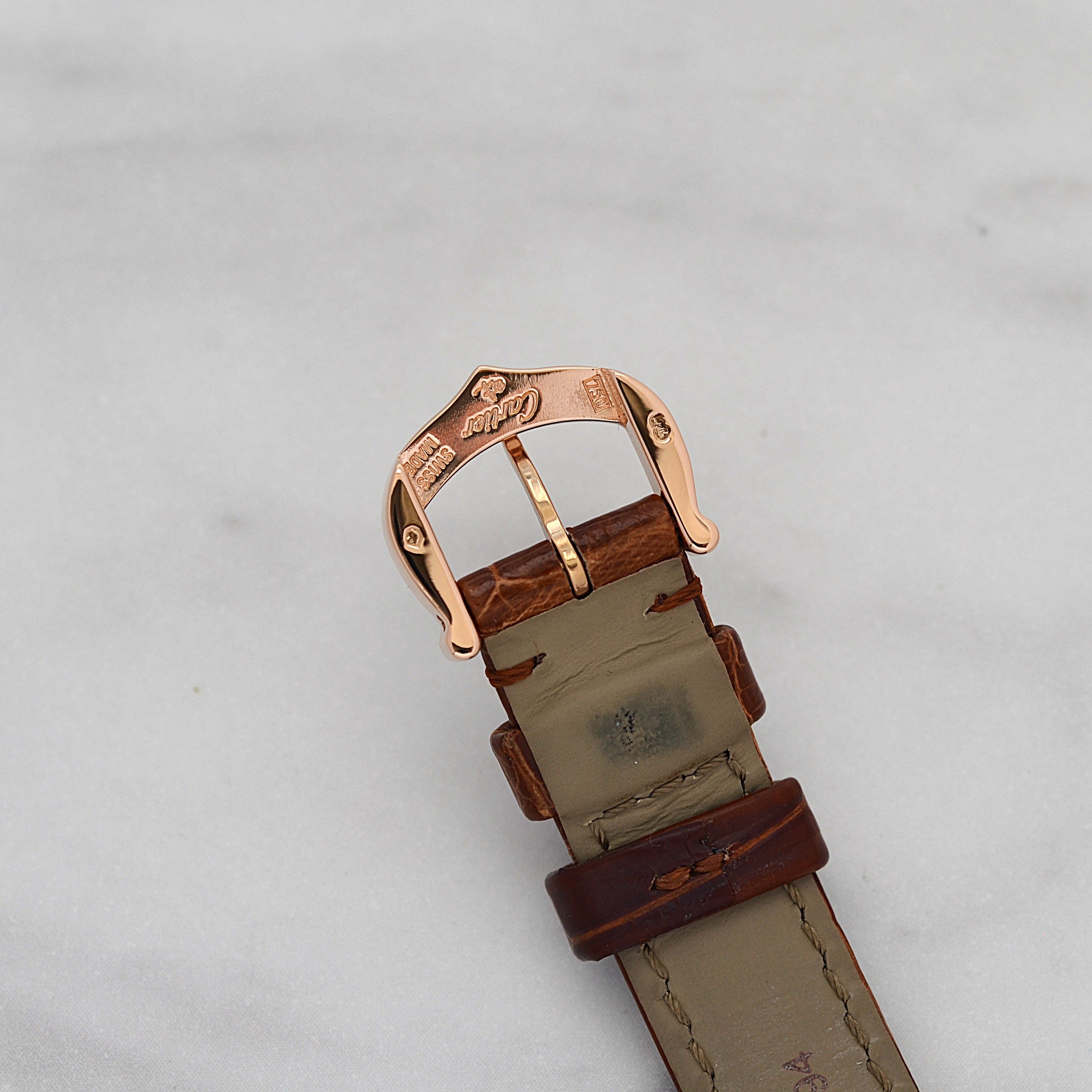 【Cartier】カルティエ タンクアメリカンSM 18KPG 付属品完備 カルティエコンプリートサービス済み