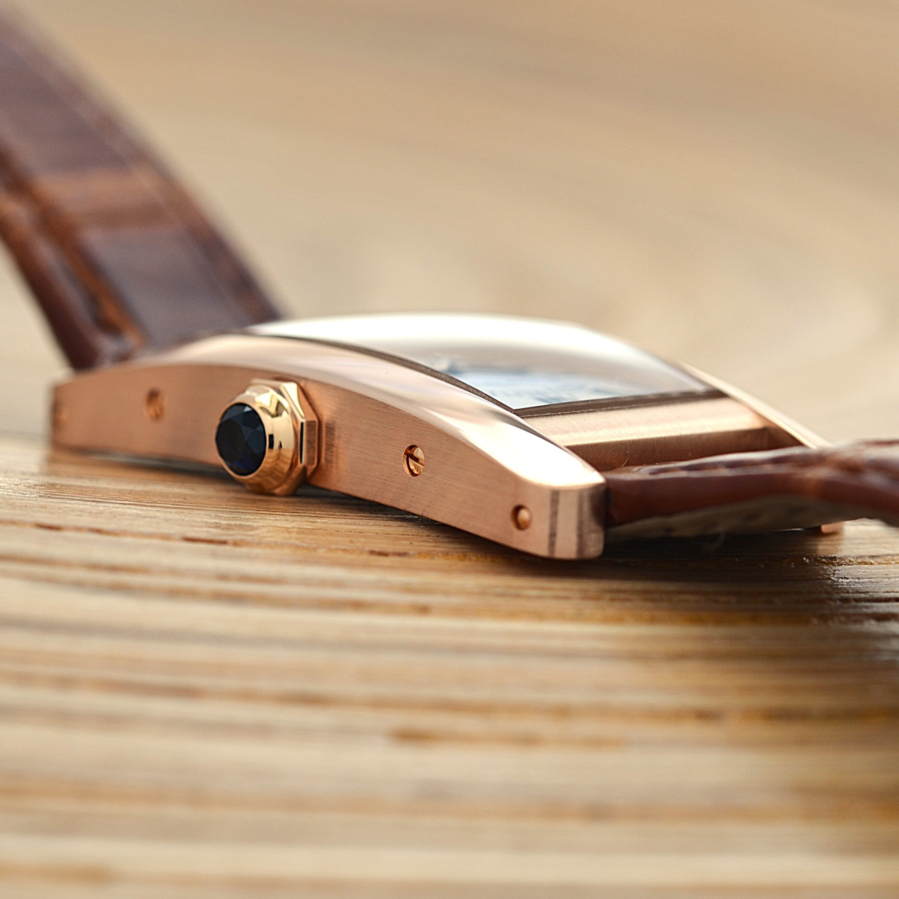 【Cartier】カルティエ タンクアメリカンSM 18KPG 付属品完備 カルティエコンプリートサービス済み