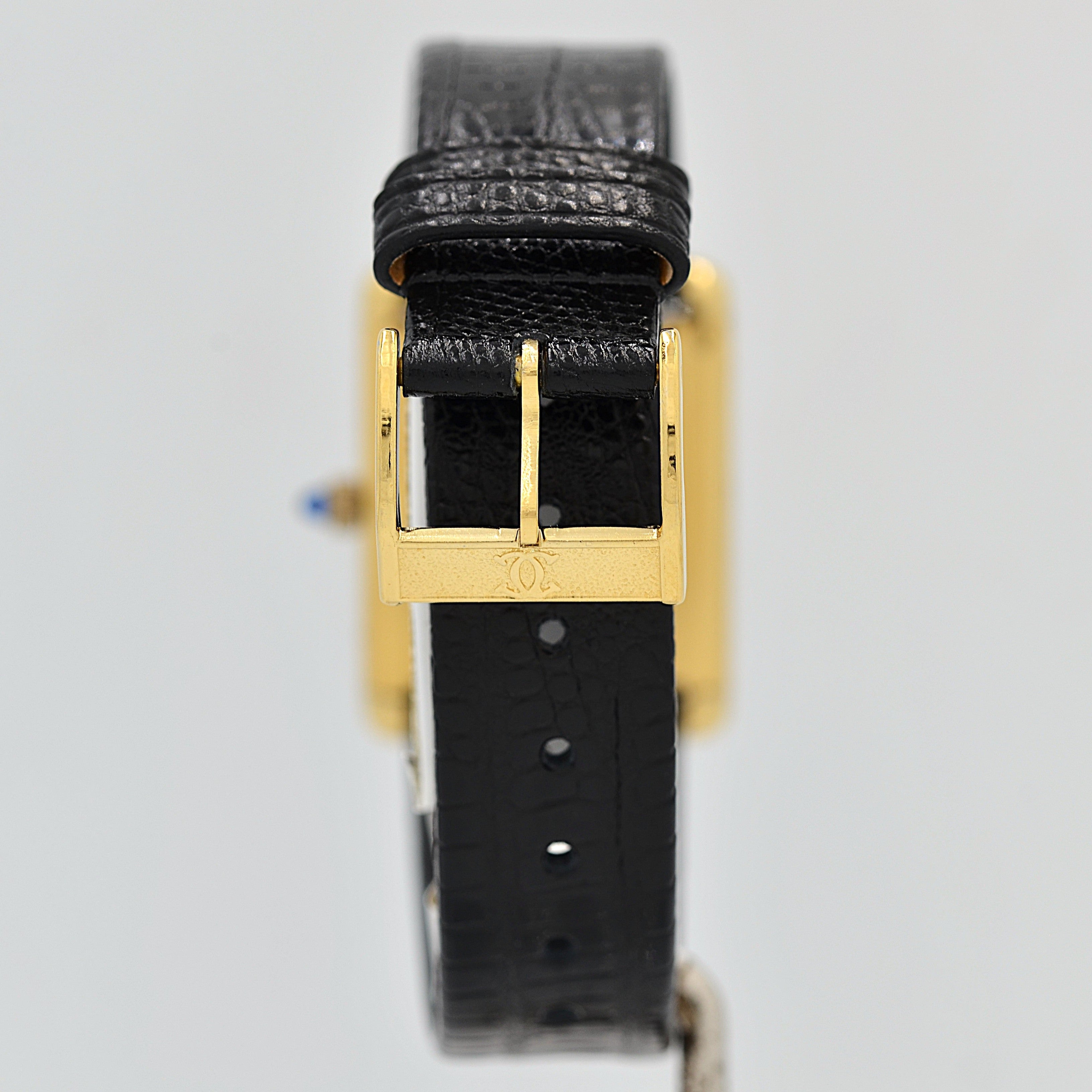 [Cartier] Cartier Premust Tank LM Manual Winding European Specification with All Accessories