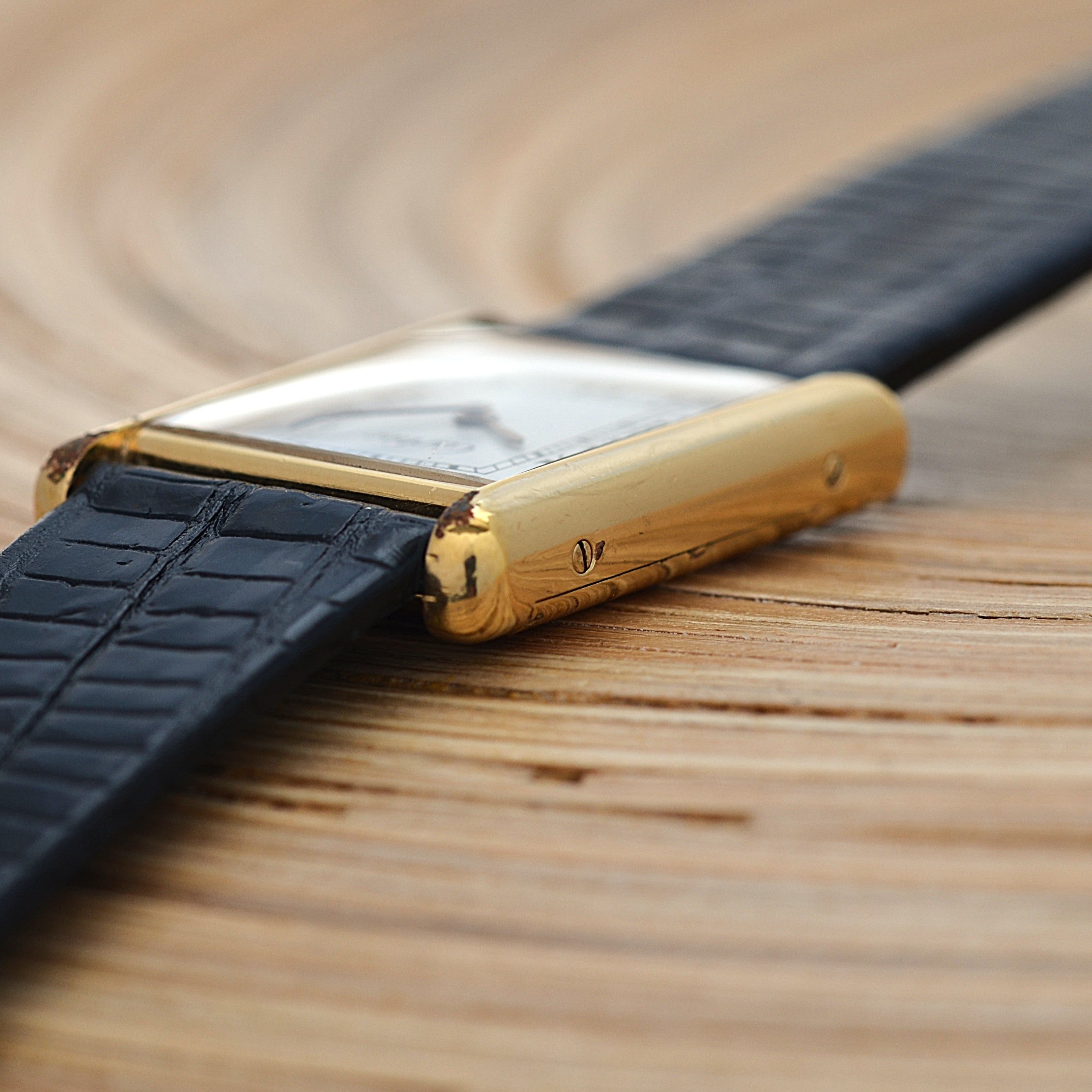 [Cartier] Cartier Premust Tank LM Manual Winding European Specification with All Accessories