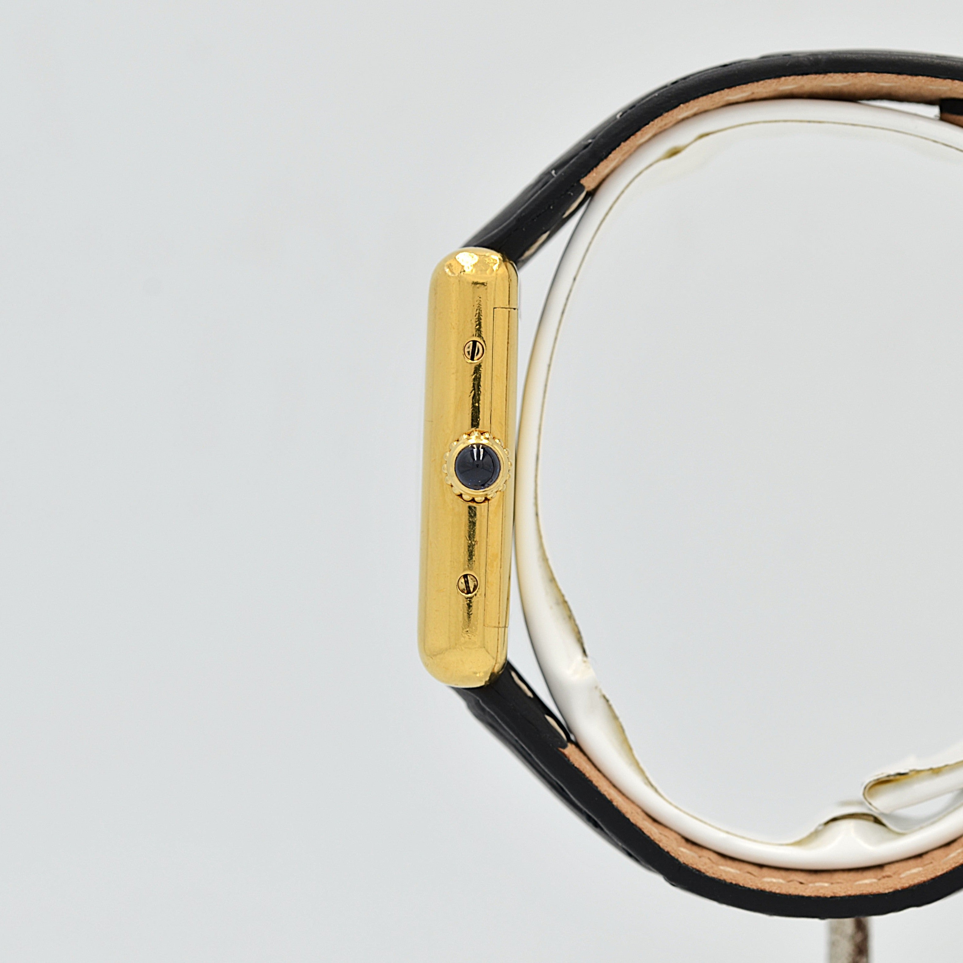 【Cartier】カルティエ プレマストタンクSM 手巻き 欧州仕様 純正尾錠付き