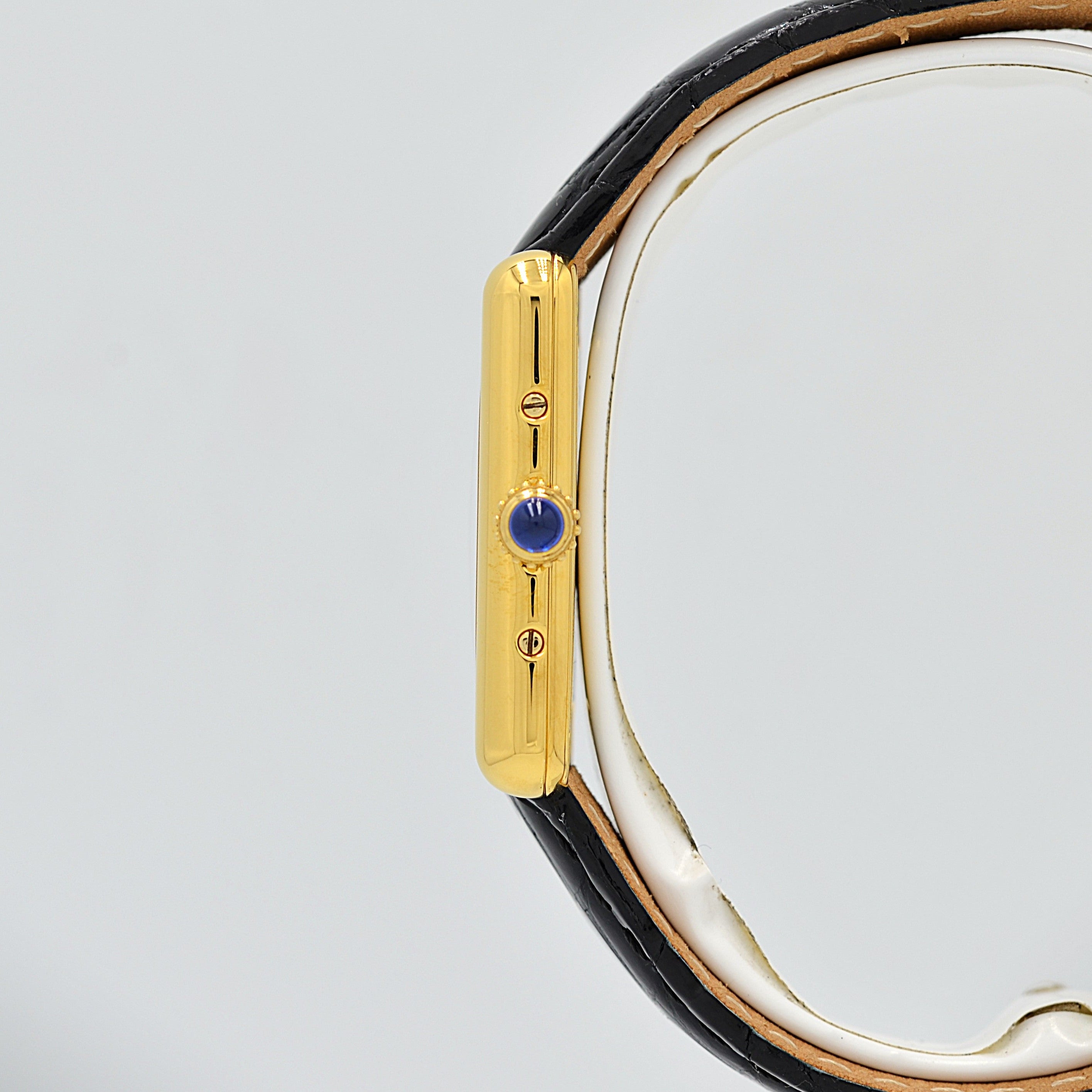 【Cartier】カルティエ マストタンクSM オパラン 純正Dバックル付き