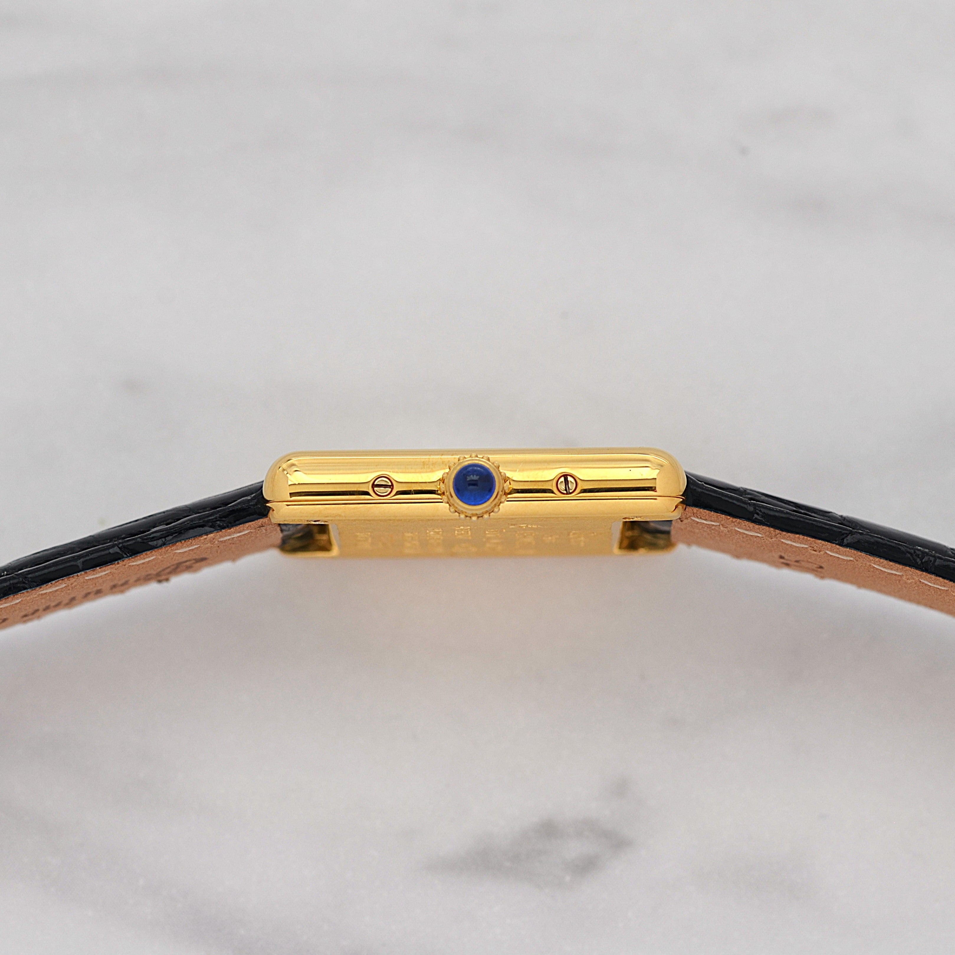 【Cartier】カルティエ マストタンクSM オパラン 純正Dバックル付き