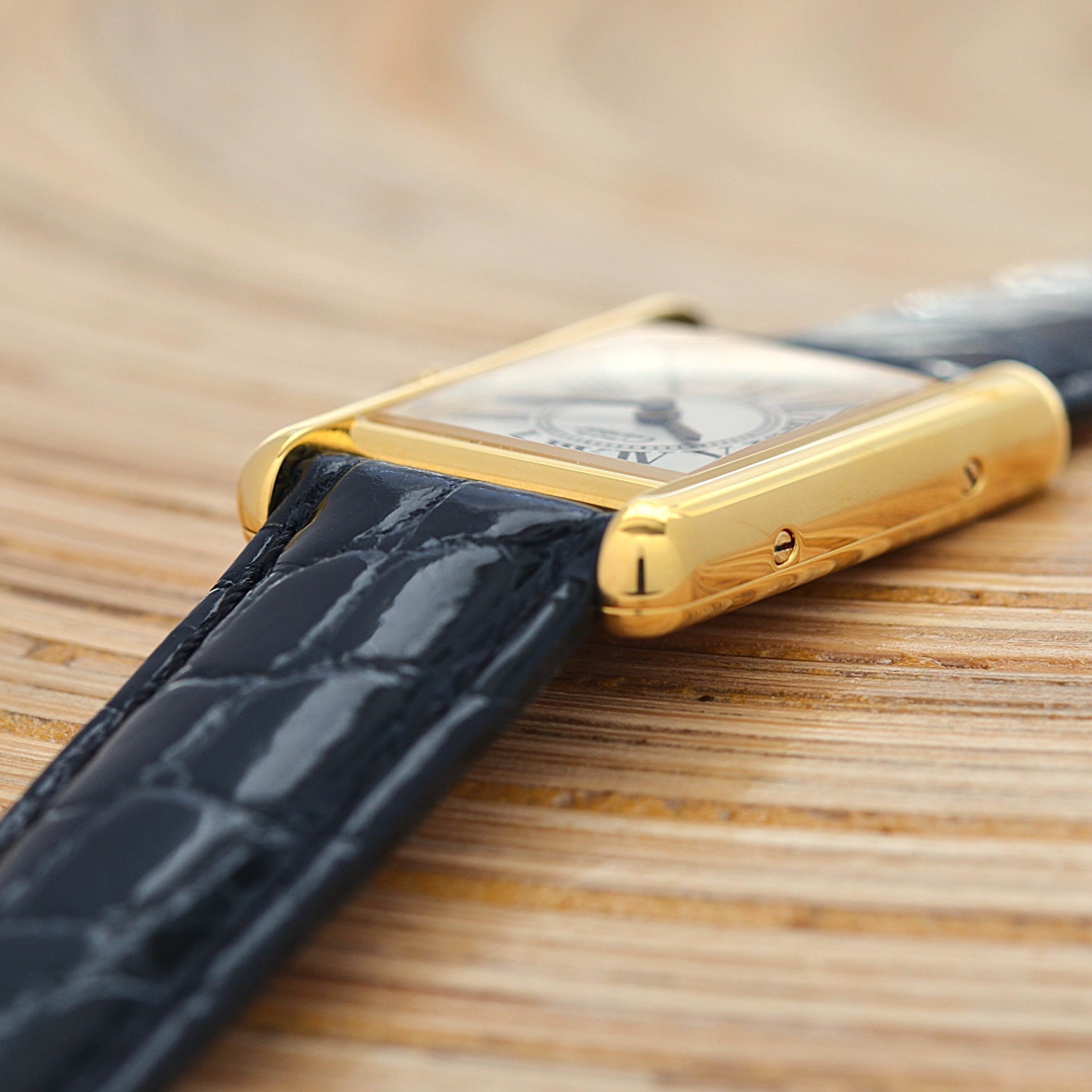 【Cartier】カルティエ マストタンクSM オパラン 純正Dバックル付き