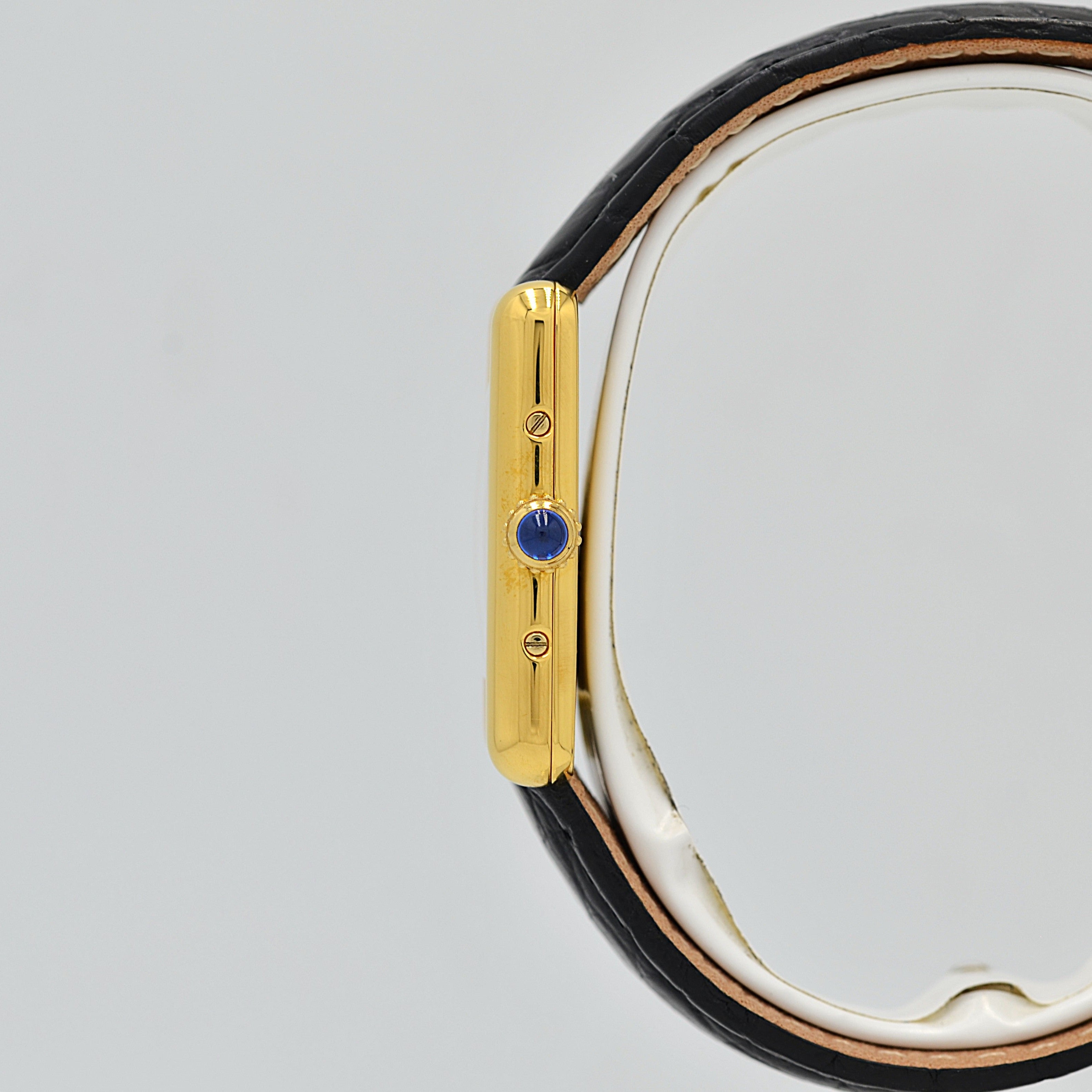 【Cartier】カルティエ マストタンクSM 飛びローマ 付属品完備