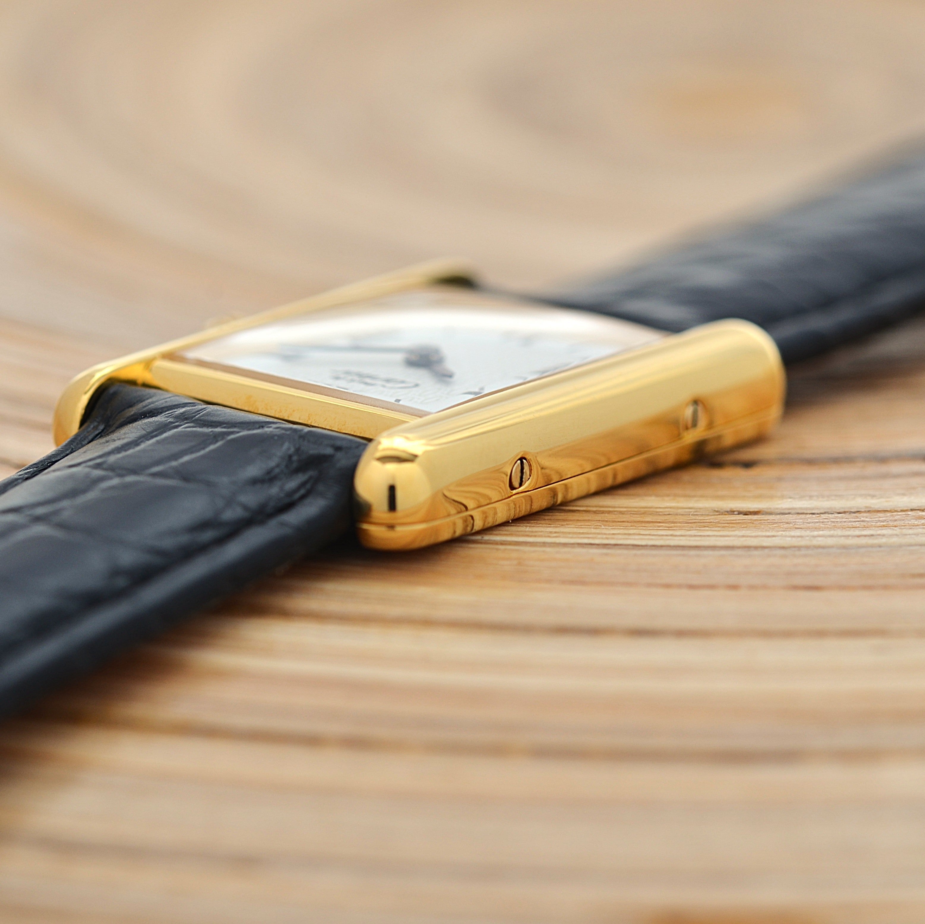 【Cartier】カルティエ マストタンクSM 飛びローマ 付属品完備