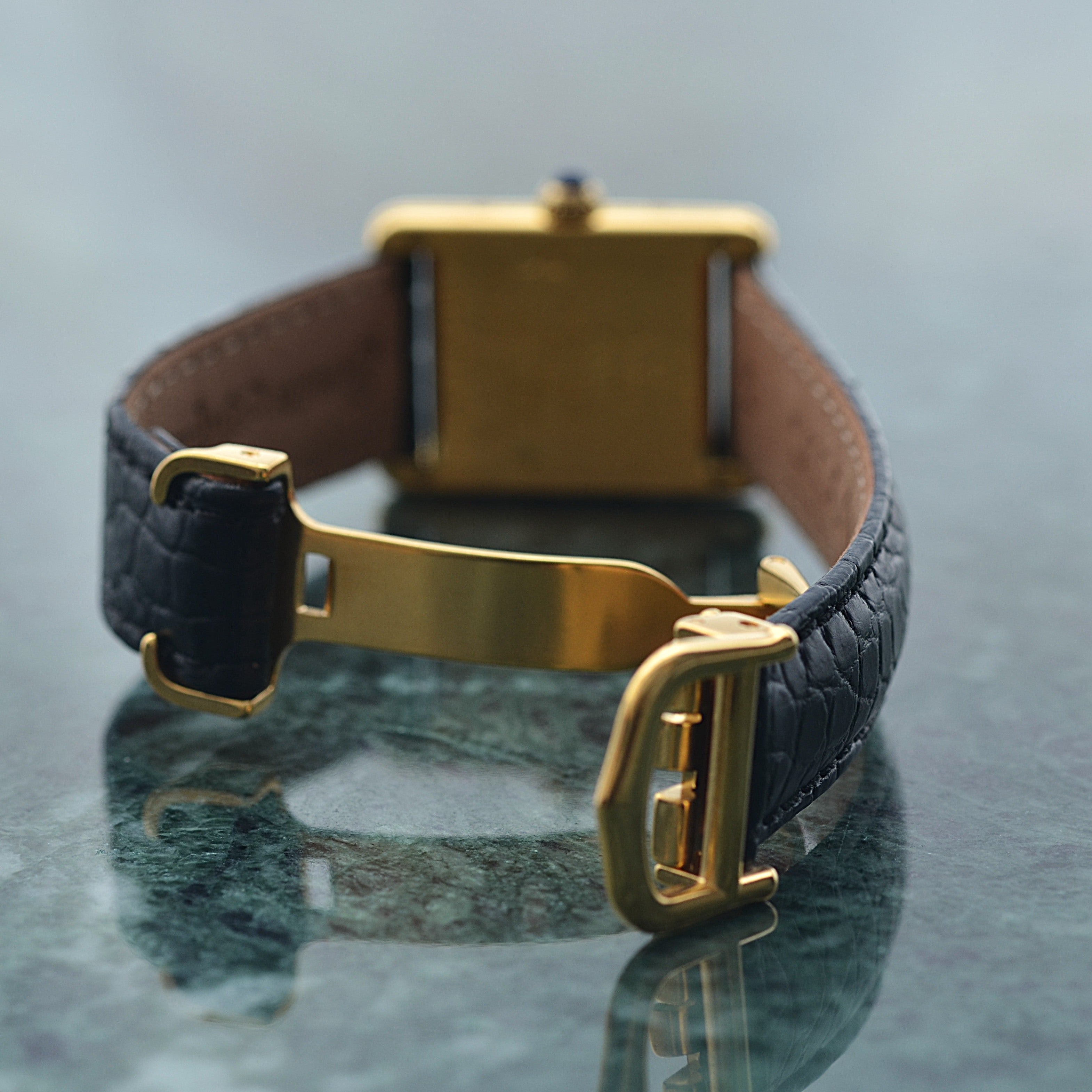 【Cartier】カルティエ マストタンクSM 飛びローマ 付属品完備