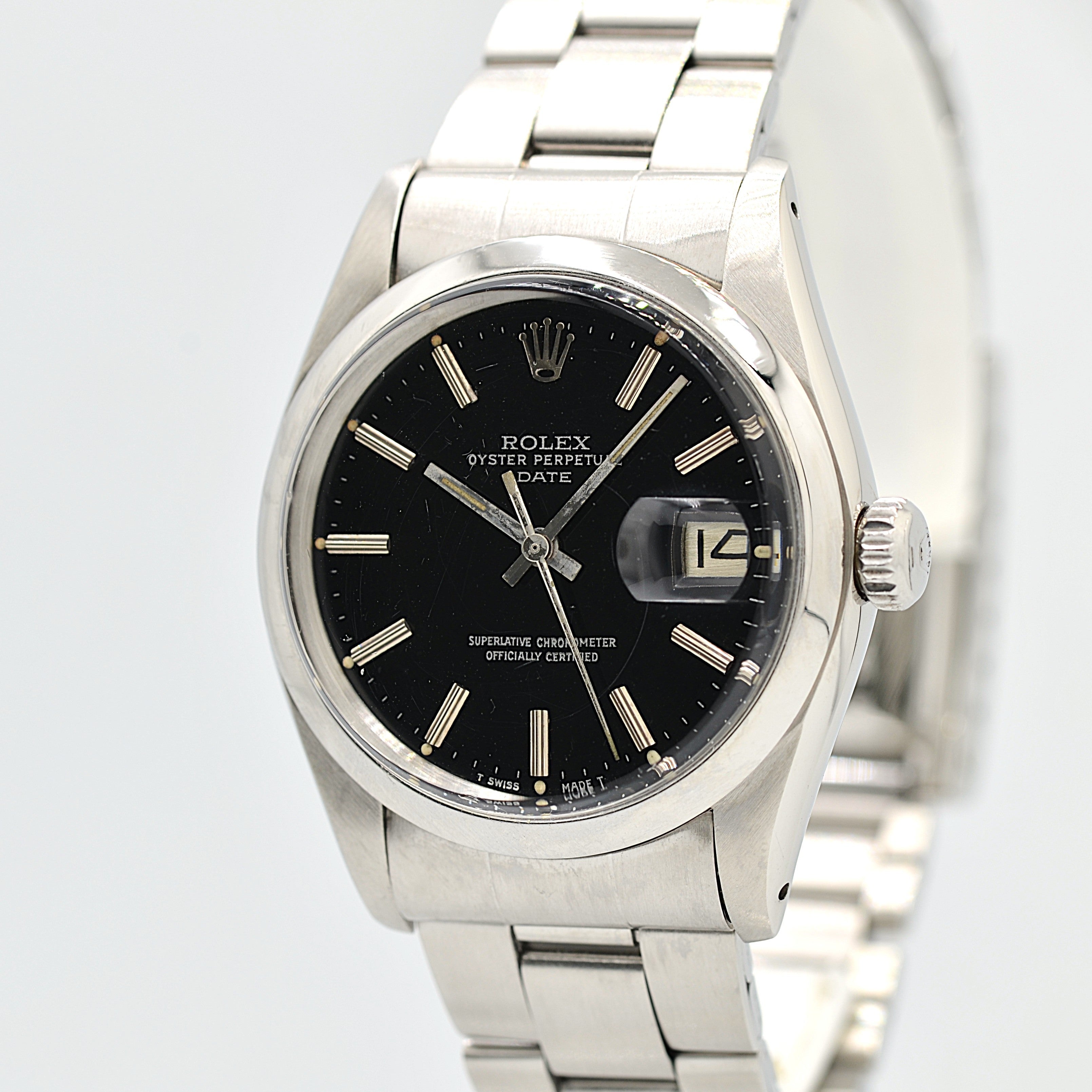 【ROLEX 】ロレックス パーペチュアルデイト Ref.1500 Black 1977年製