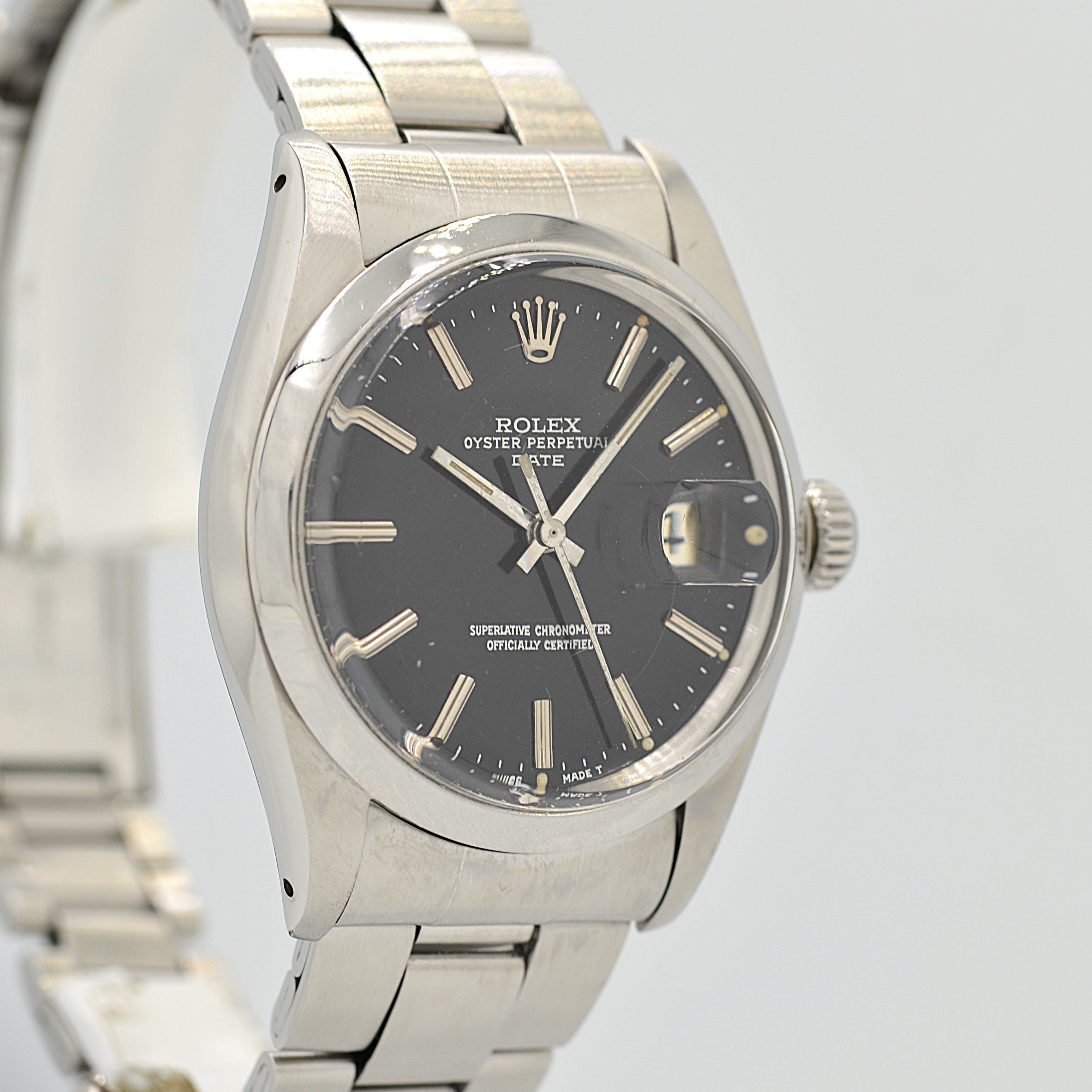 【ROLEX 】ロレックス パーペチュアルデイト Ref.1500 Black 1977年製