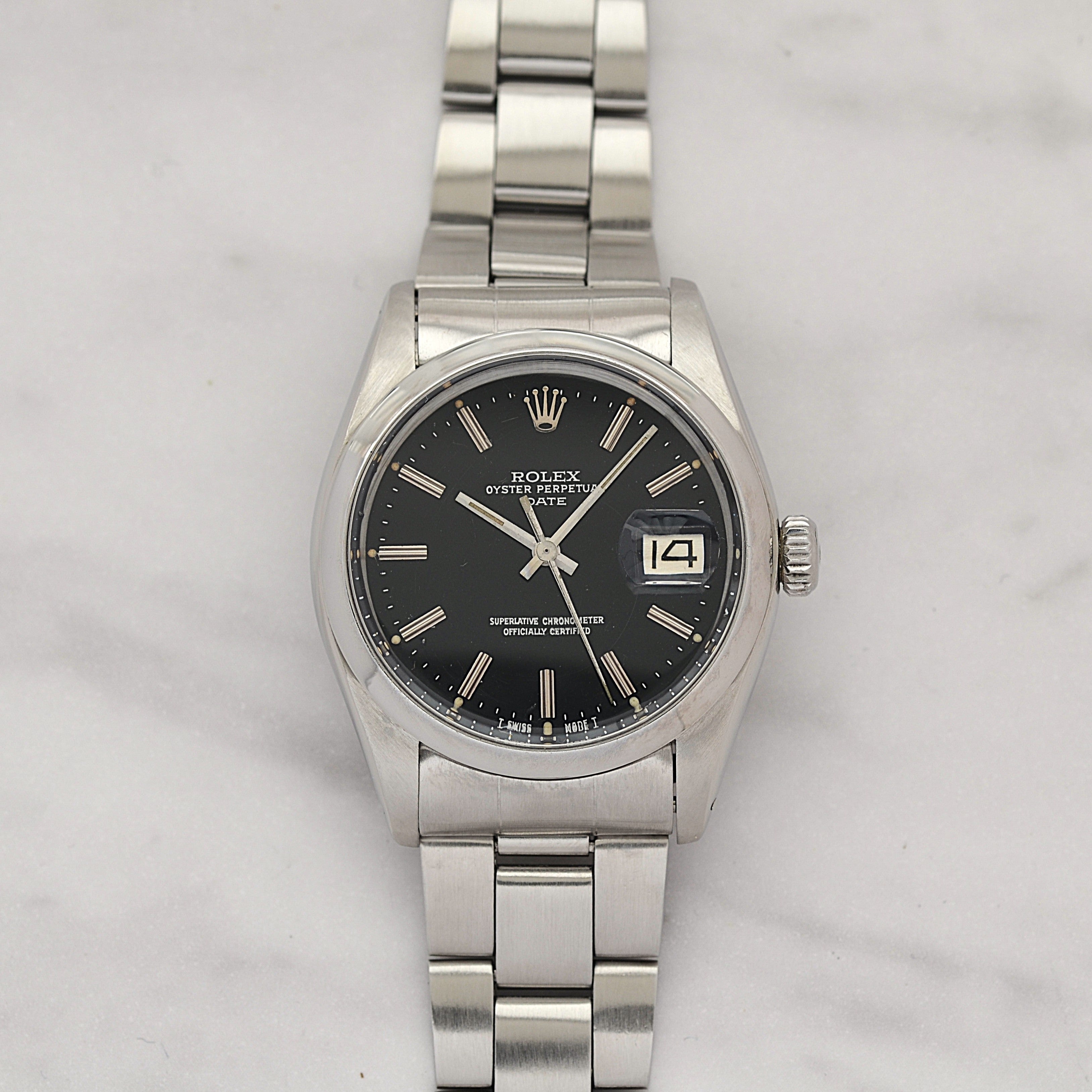 【ROLEX 】ロレックス パーペチュアルデイト Ref.1500 Black 1977年製