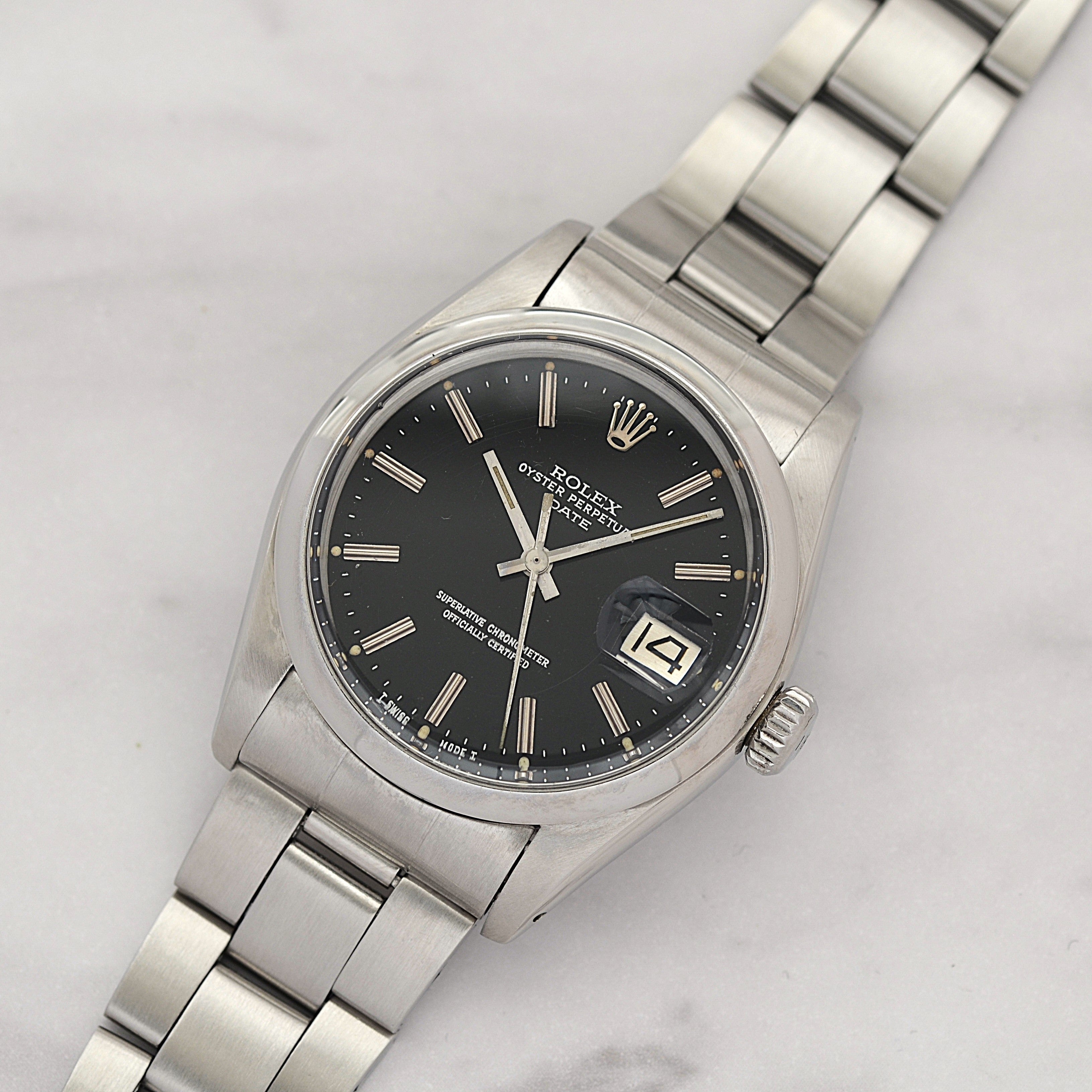 【ROLEX 】ロレックス パーペチュアルデイト Ref.1500 Black 1977年製