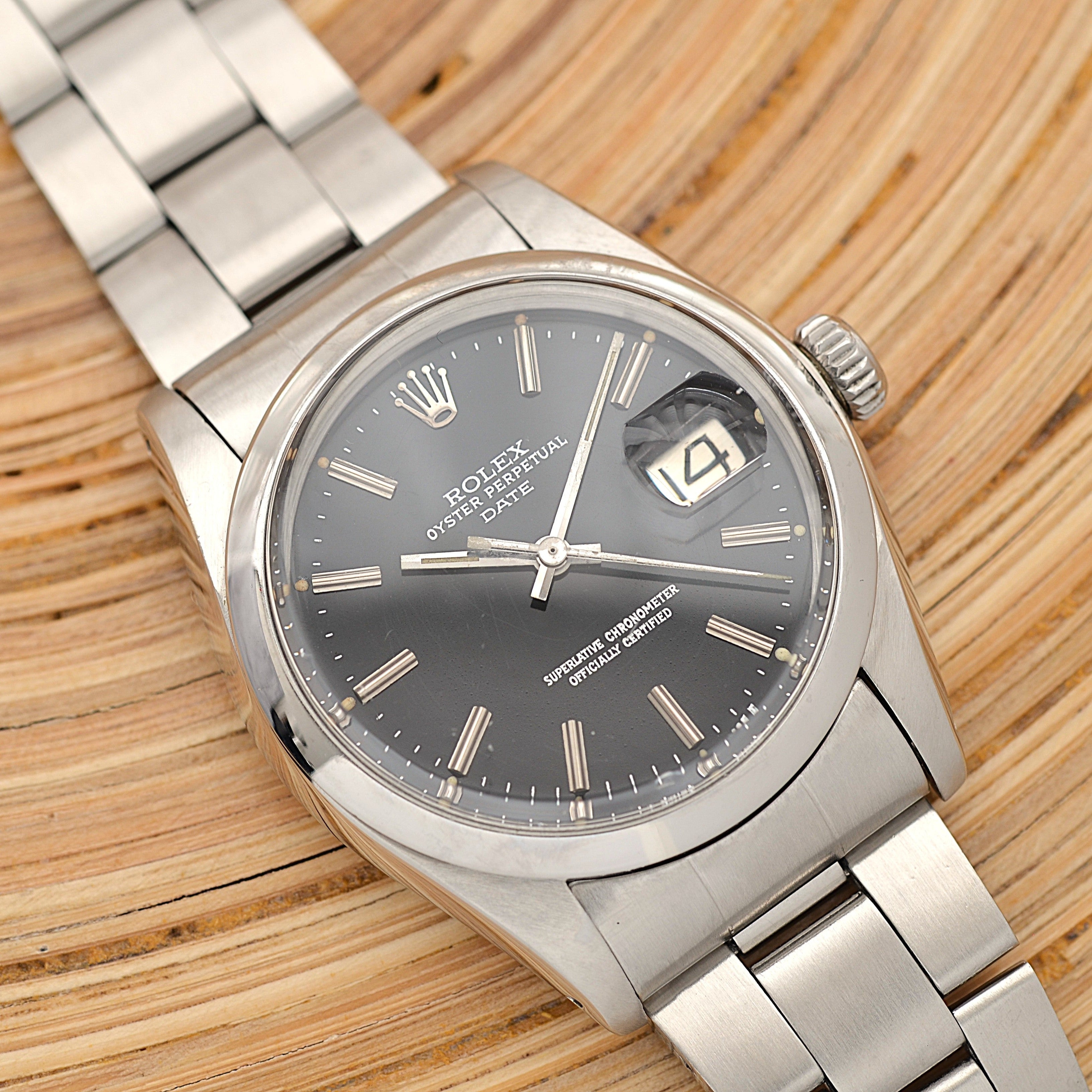 【ROLEX 】ロレックス パーペチュアルデイト Ref.1500 Black 1977年製