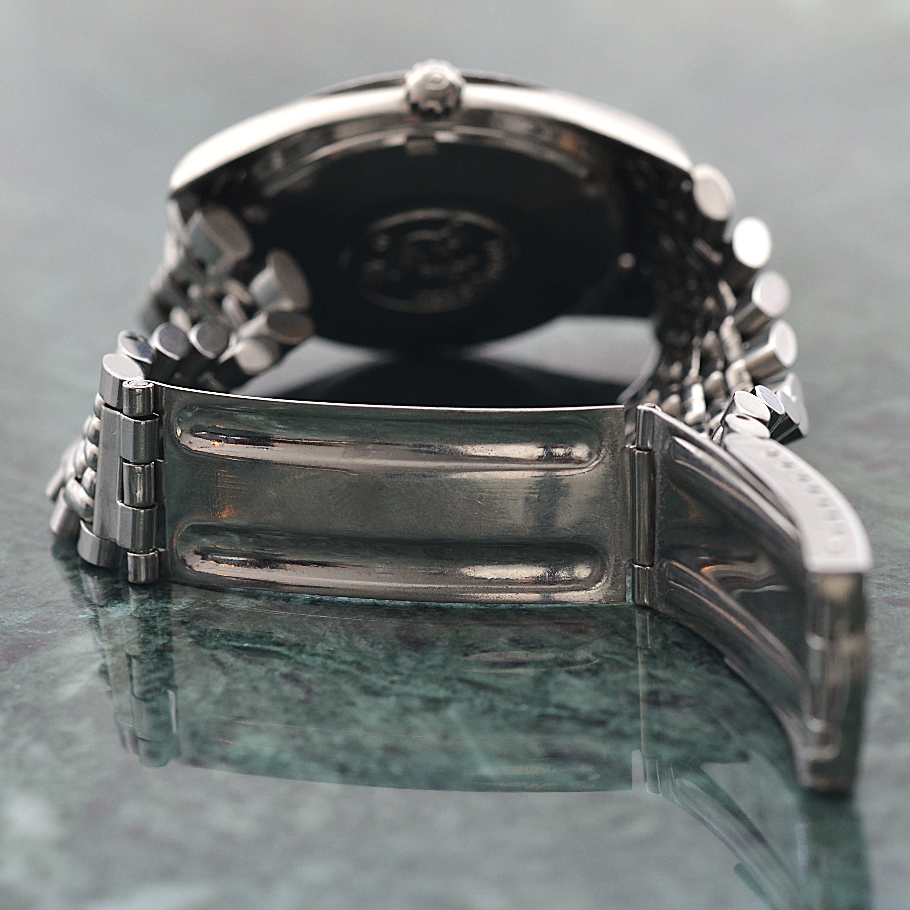 [OMEGA] Omega Seamaster Date Stainless Steel Crossline Cal. 565