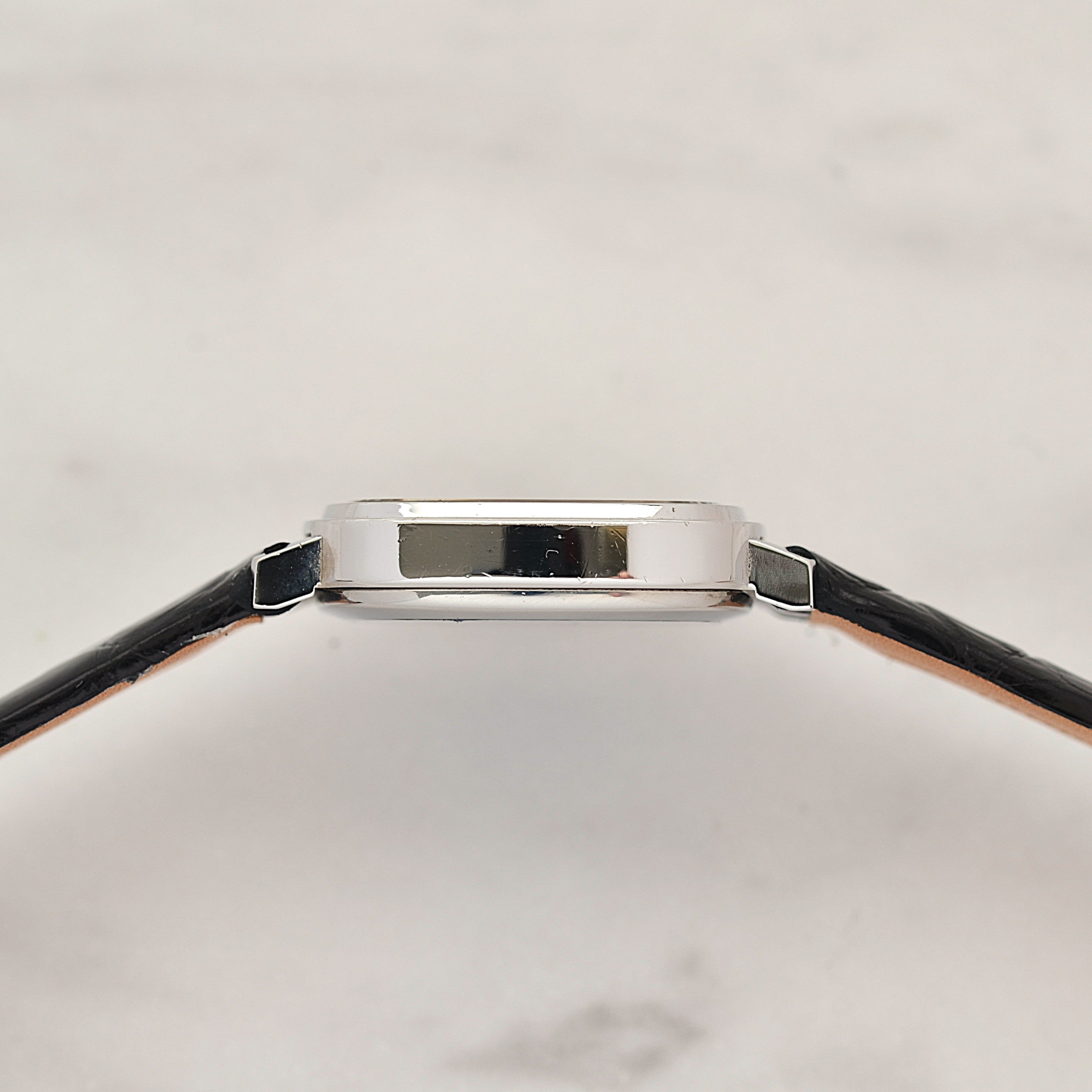 [OMEGA] Omega De Ville WGP Square Silver Deadstock with Genuine Buckle