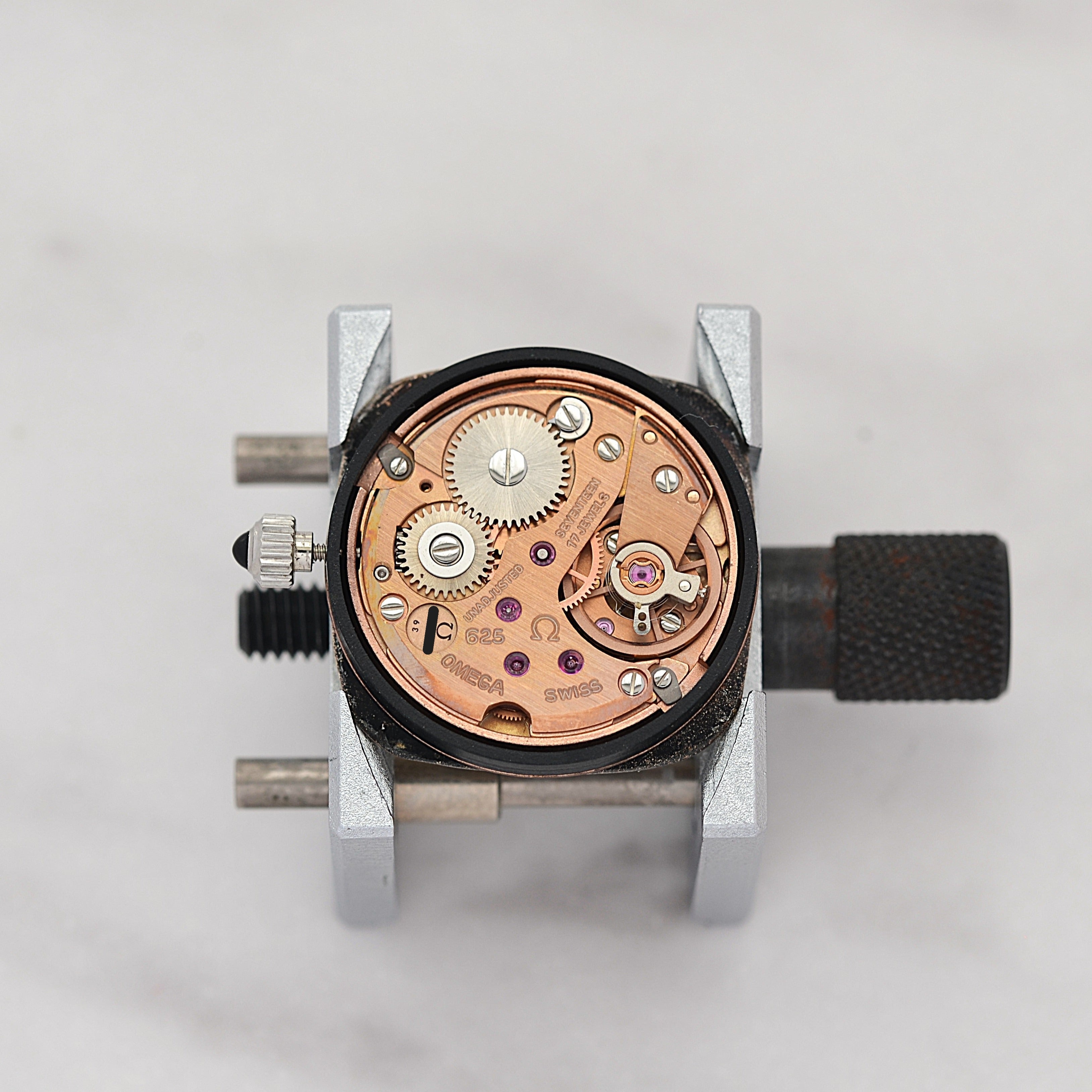 [OMEGA] Omega De Ville WGP Square Silver Deadstock with Genuine Buckle