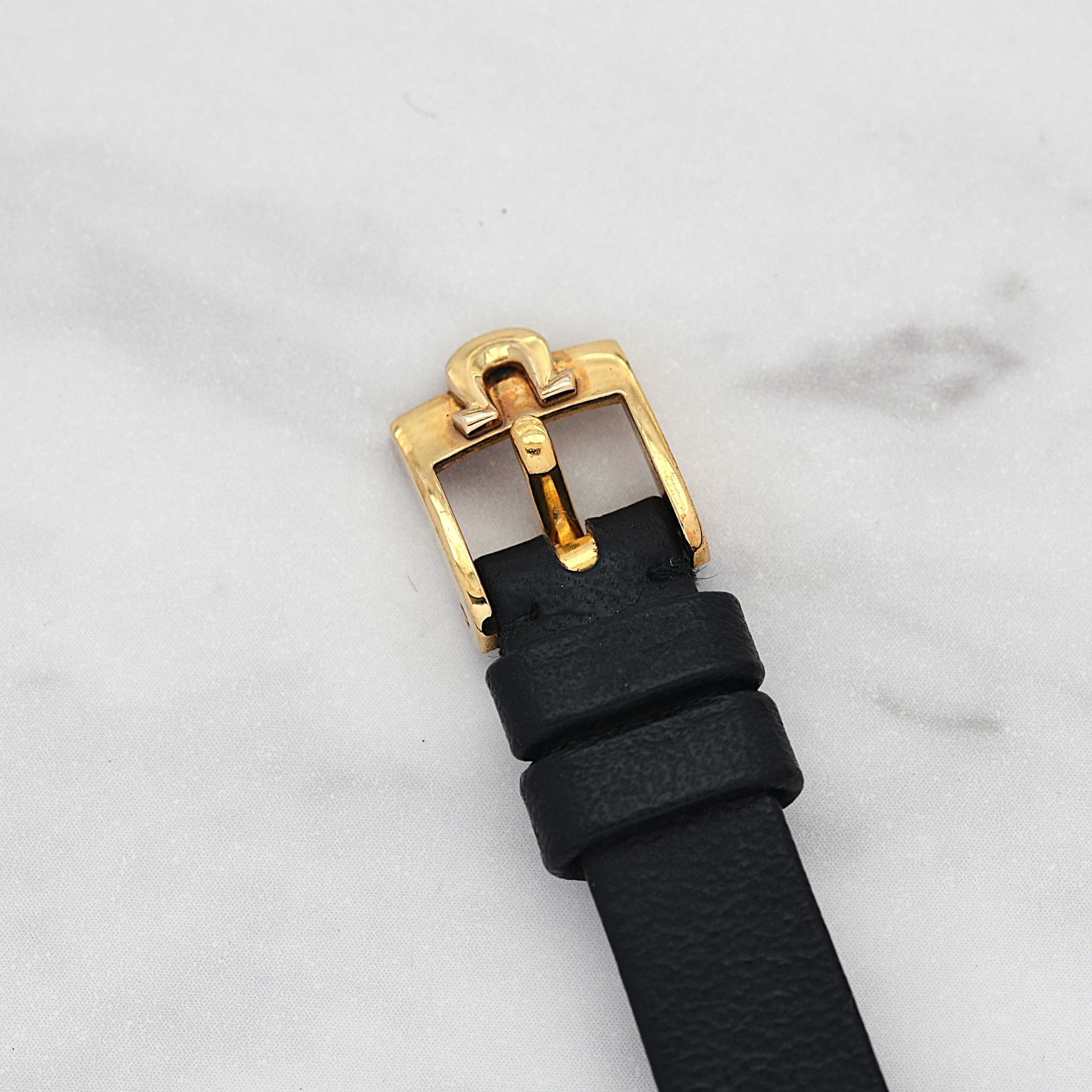 【OMEGA】オメガ デヴィル GP テレビスクリーンケース Gold デッドストック 純正尾錠付き