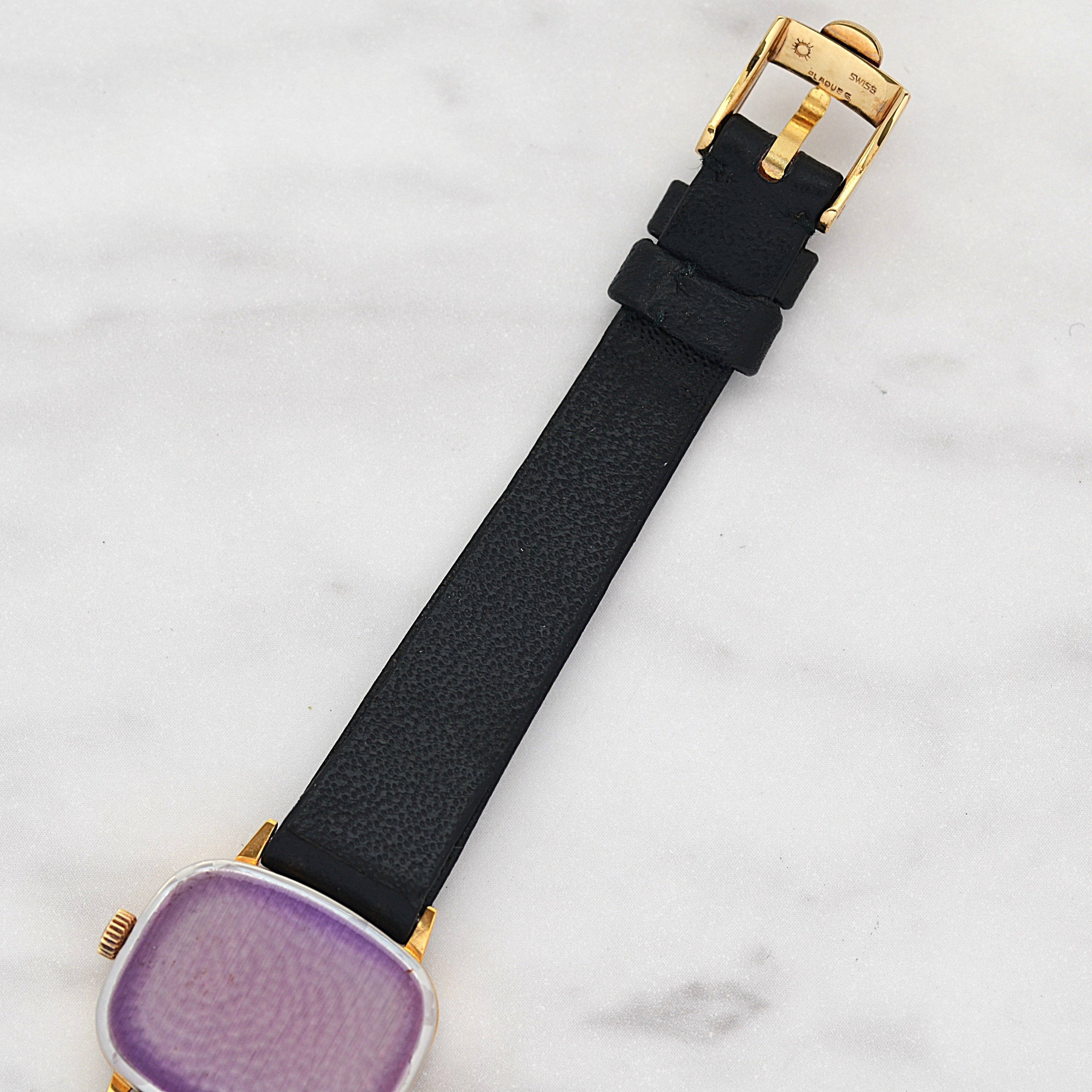 【OMEGA】オメガ デヴィル GP テレビスクリーンケース Gold デッドストック 純正尾錠付き