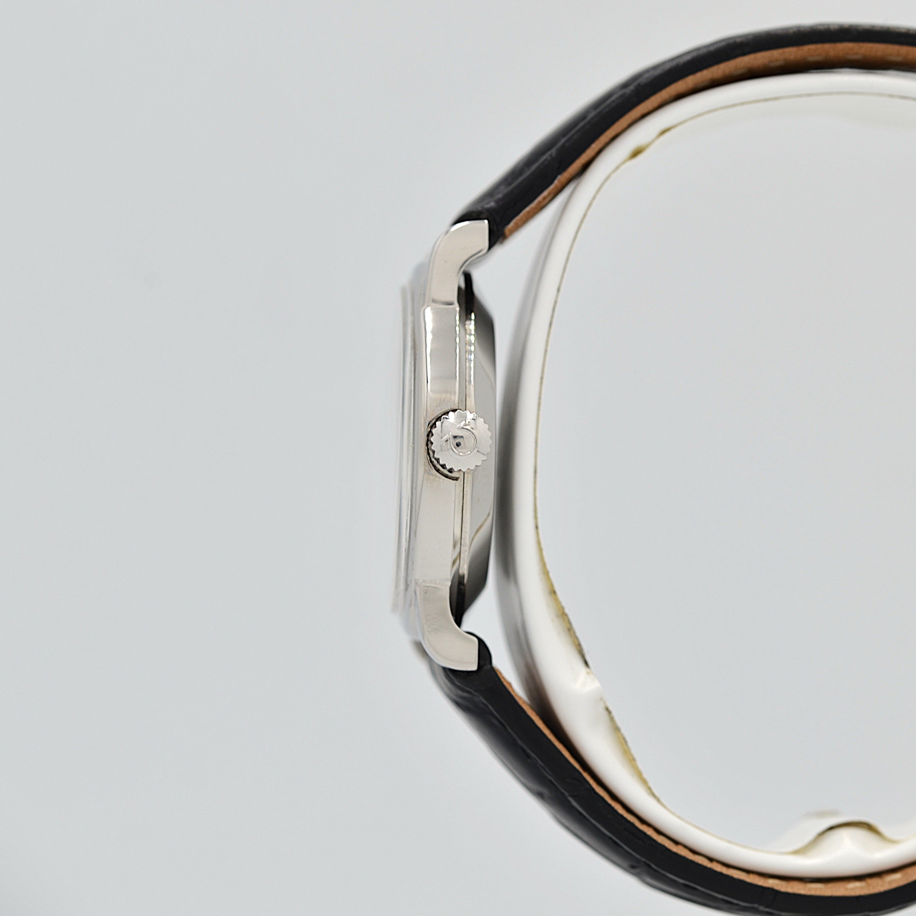 【OMEGA】オメガ デヴィル SS ラウンド White Arabic 純正尾錠付き