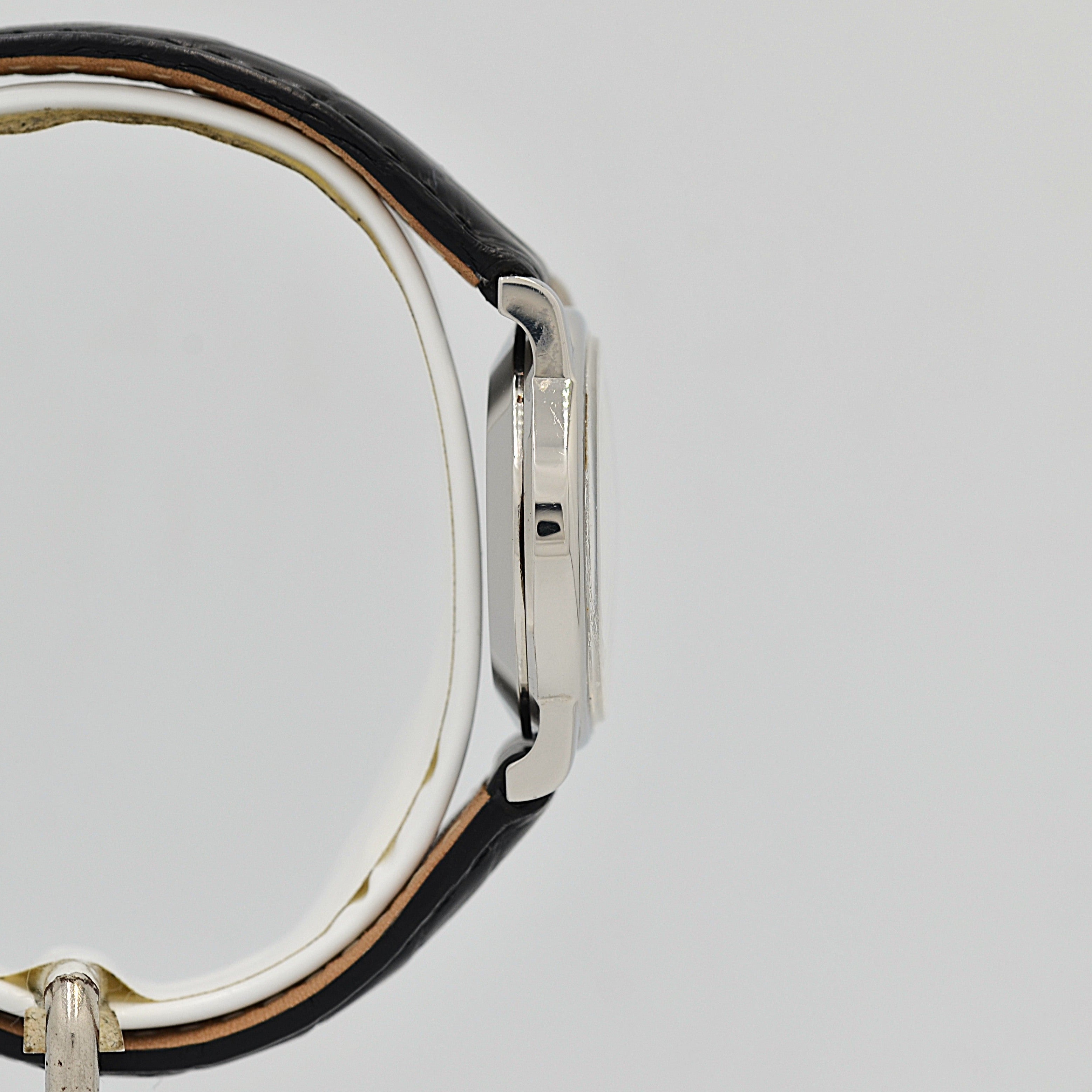 【OMEGA】オメガ デヴィル SS ラウンド White Arabic 純正尾錠付き