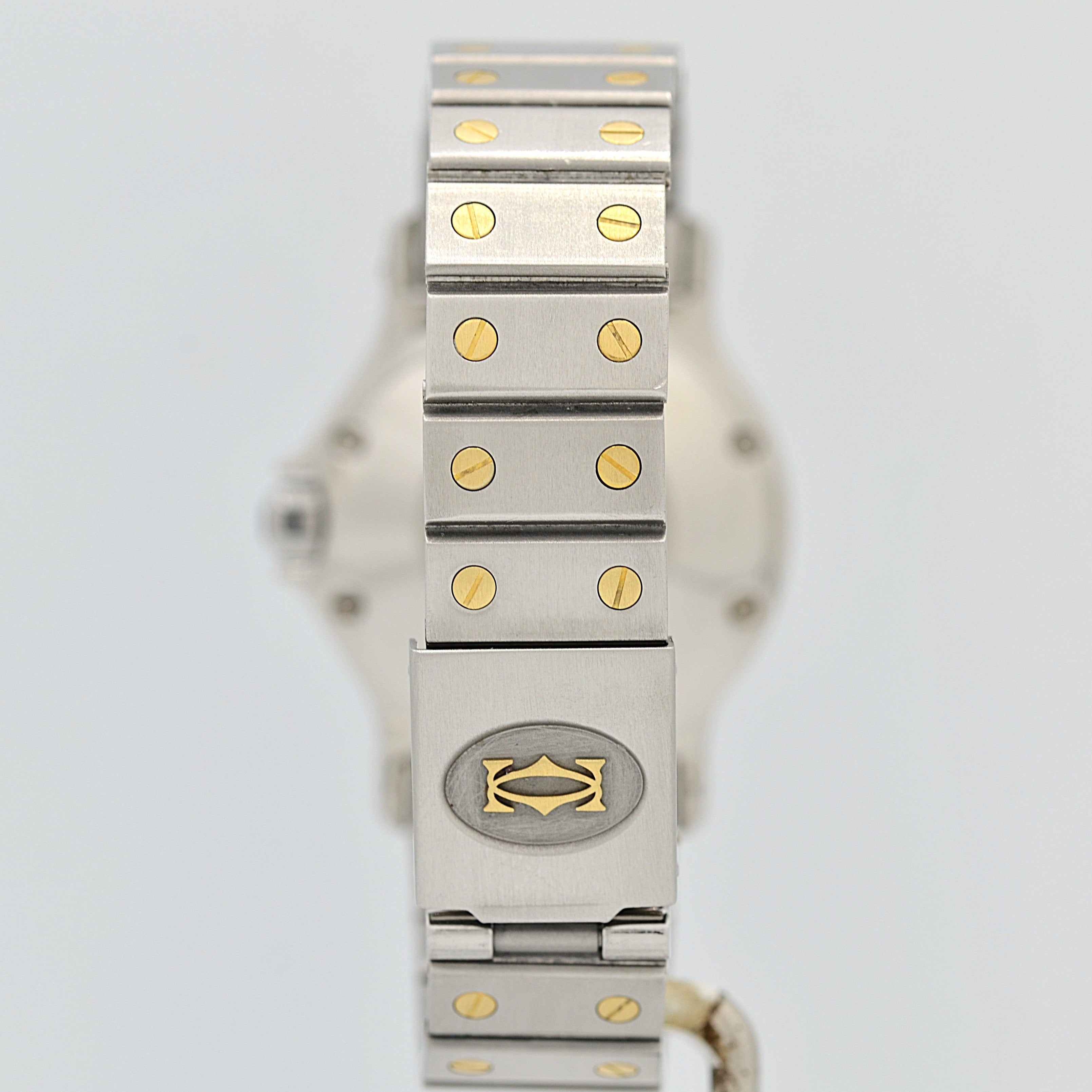 [Cartier] Cartier Santos Octagon LM 18KYG x SS