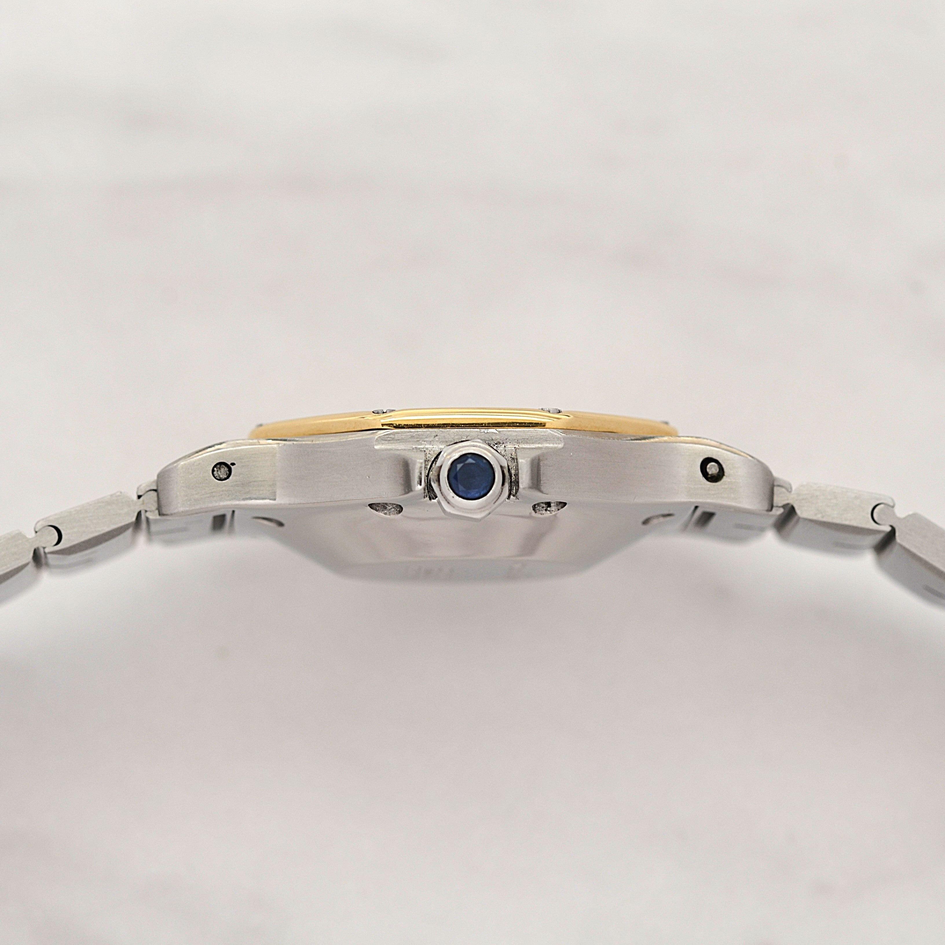 [Cartier] Cartier Santos Octagon LM 18KYG x SS