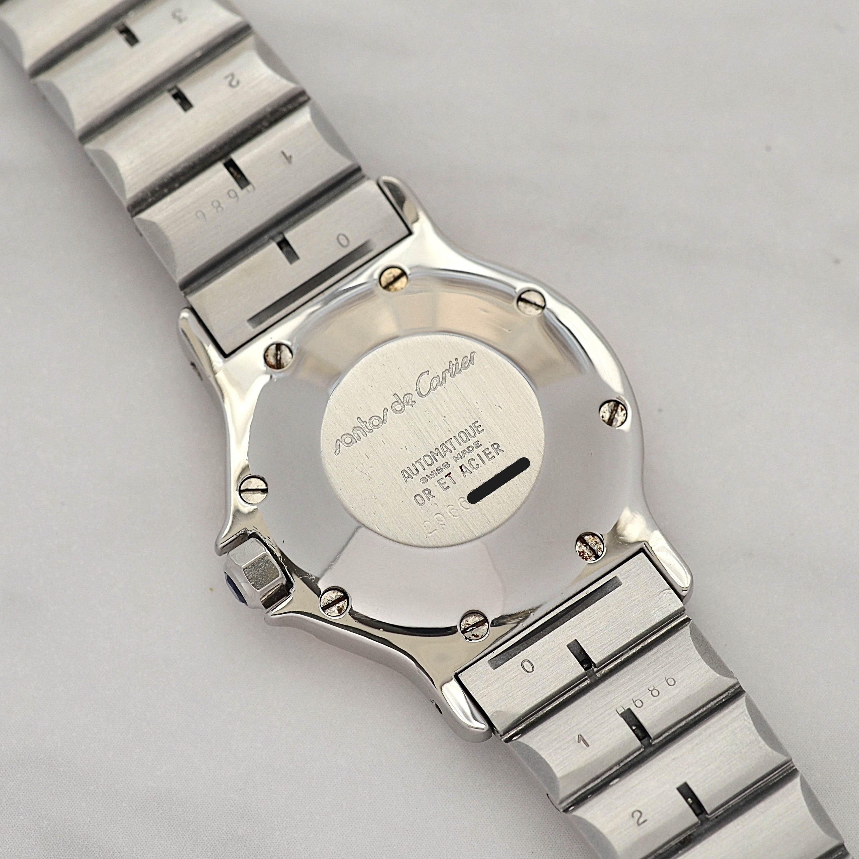 [Cartier] Cartier Santos Octagon LM 18KYG x SS