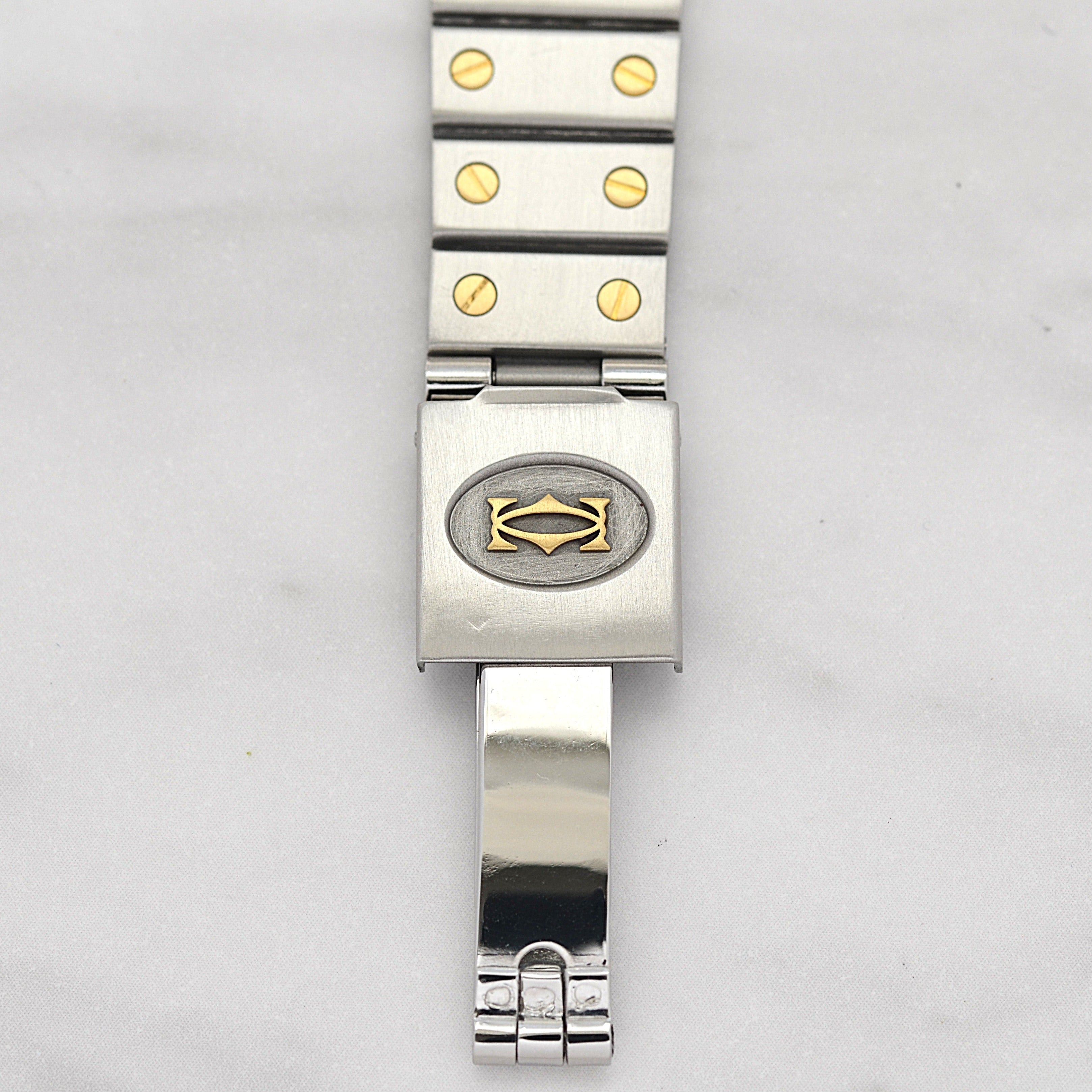 [Cartier] Cartier Santos Octagon LM 18KYG x SS