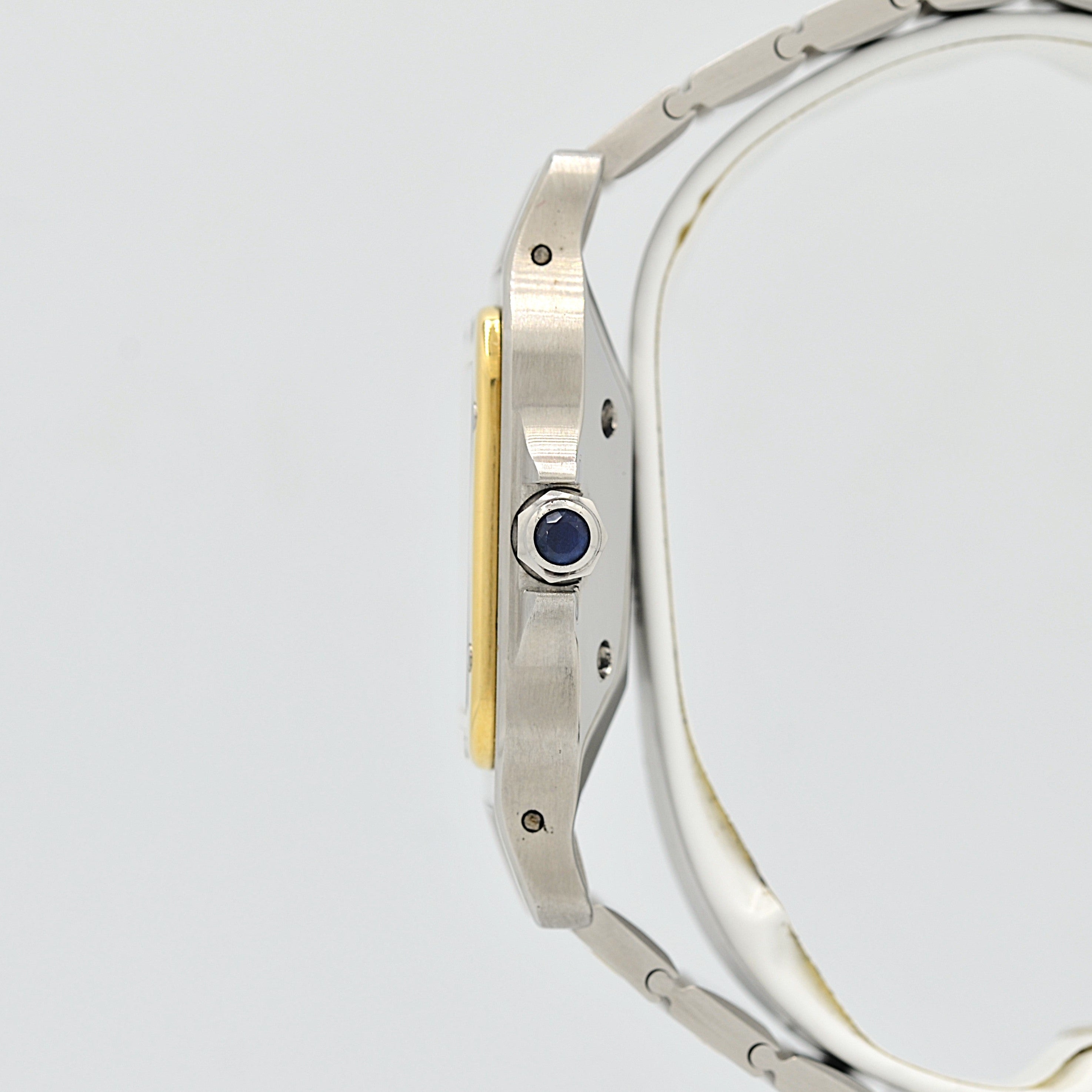 【Cartier】カルティエ サントスカレLM 18KYG×SS 初期型ブレスレット