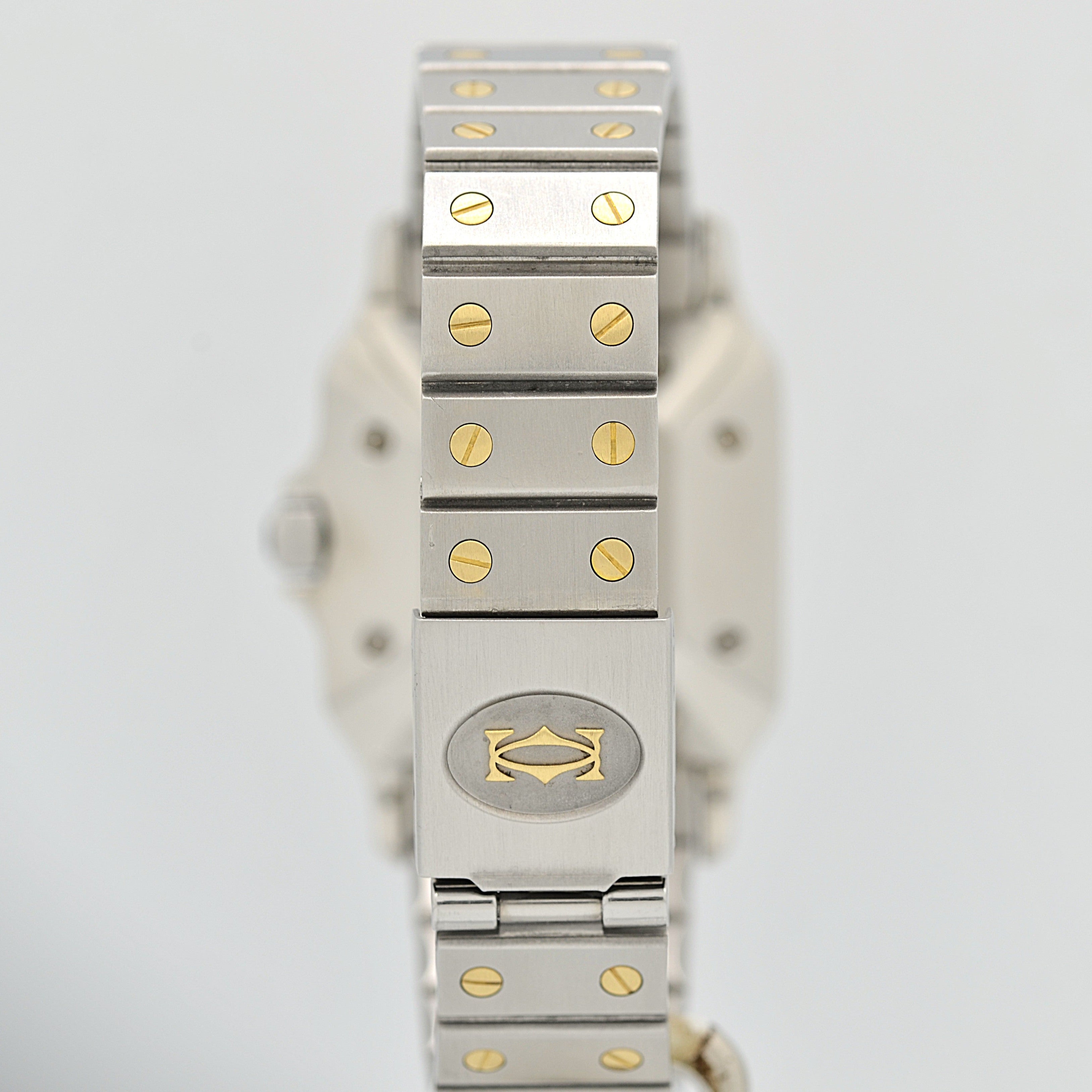 【Cartier】カルティエ サントスカレLM 18KYG×SS 初期型ブレスレット